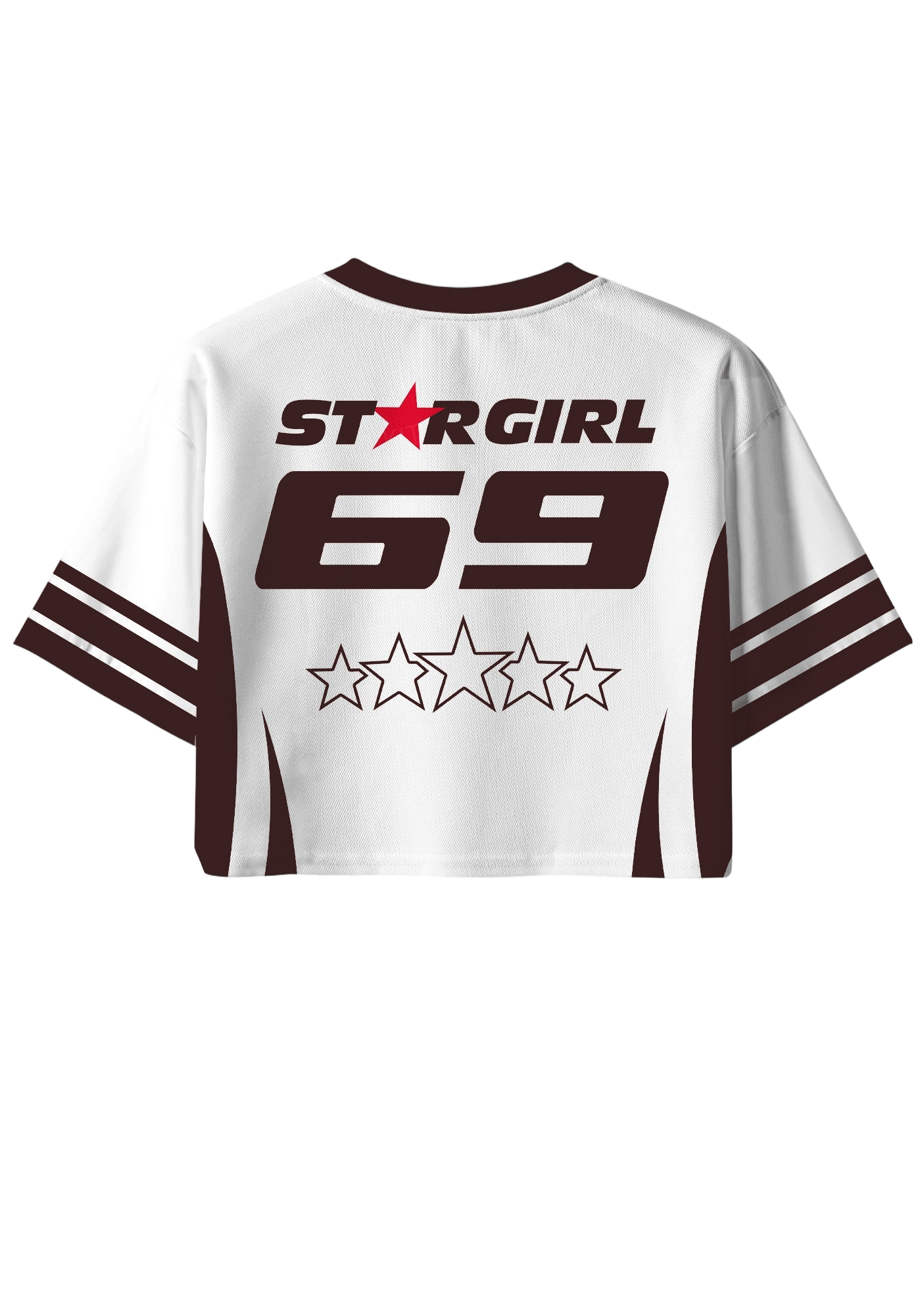 Star Girl Y2K Crop Sport Jersey Shirts
