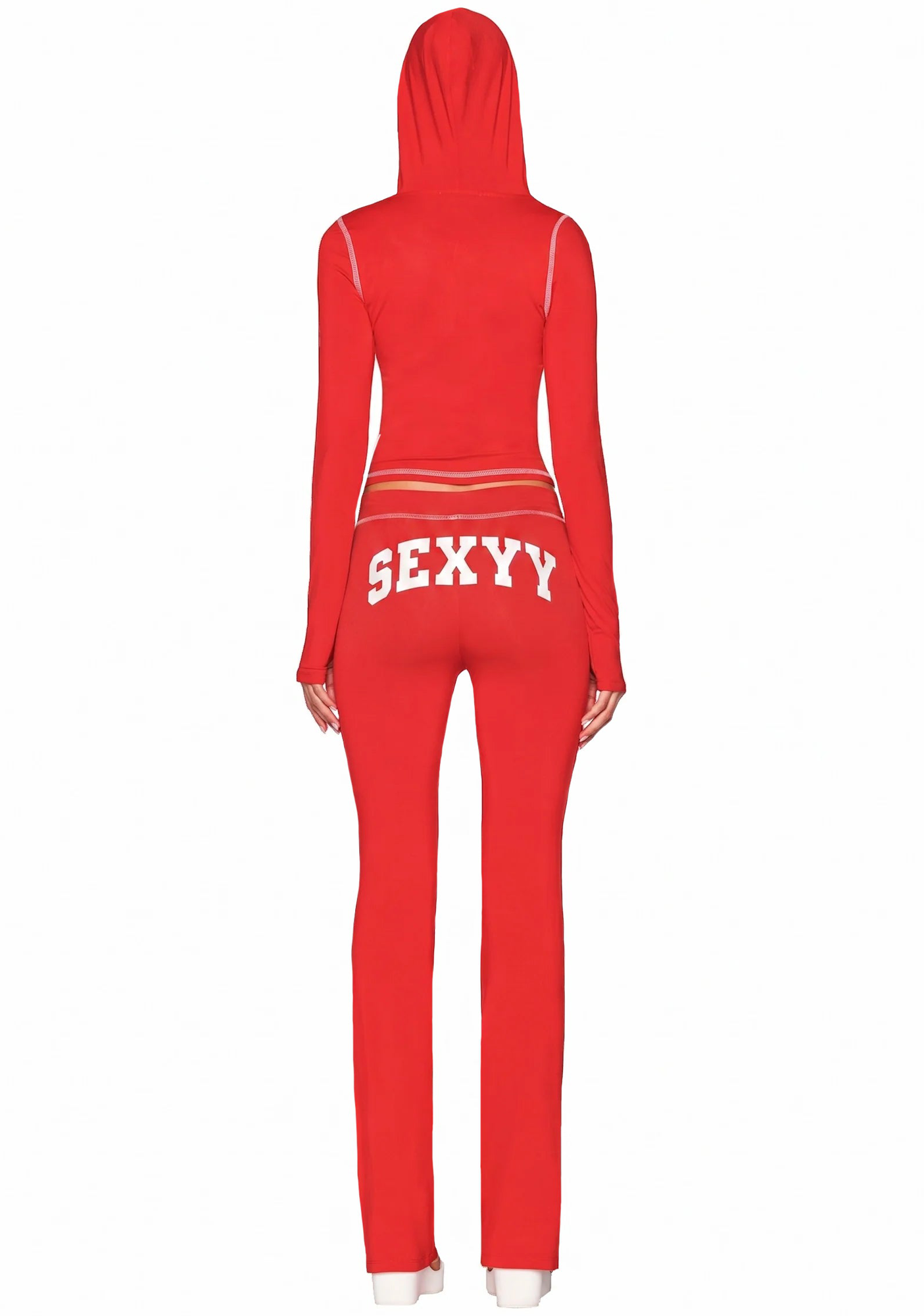 Sexy Baddie Style Slim Fit 2 Piece Y2K Zip Up Set