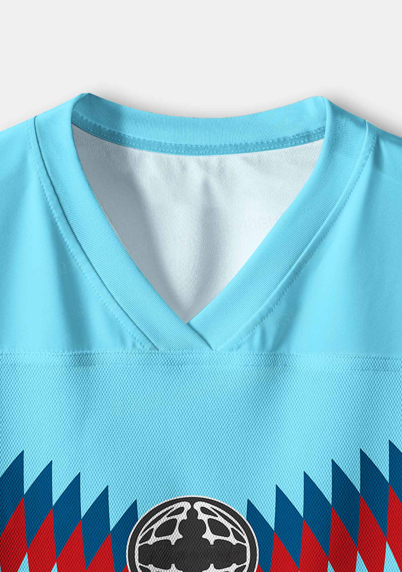 Blue Team Bunny Y2K Crop Sport Jersey Shirts