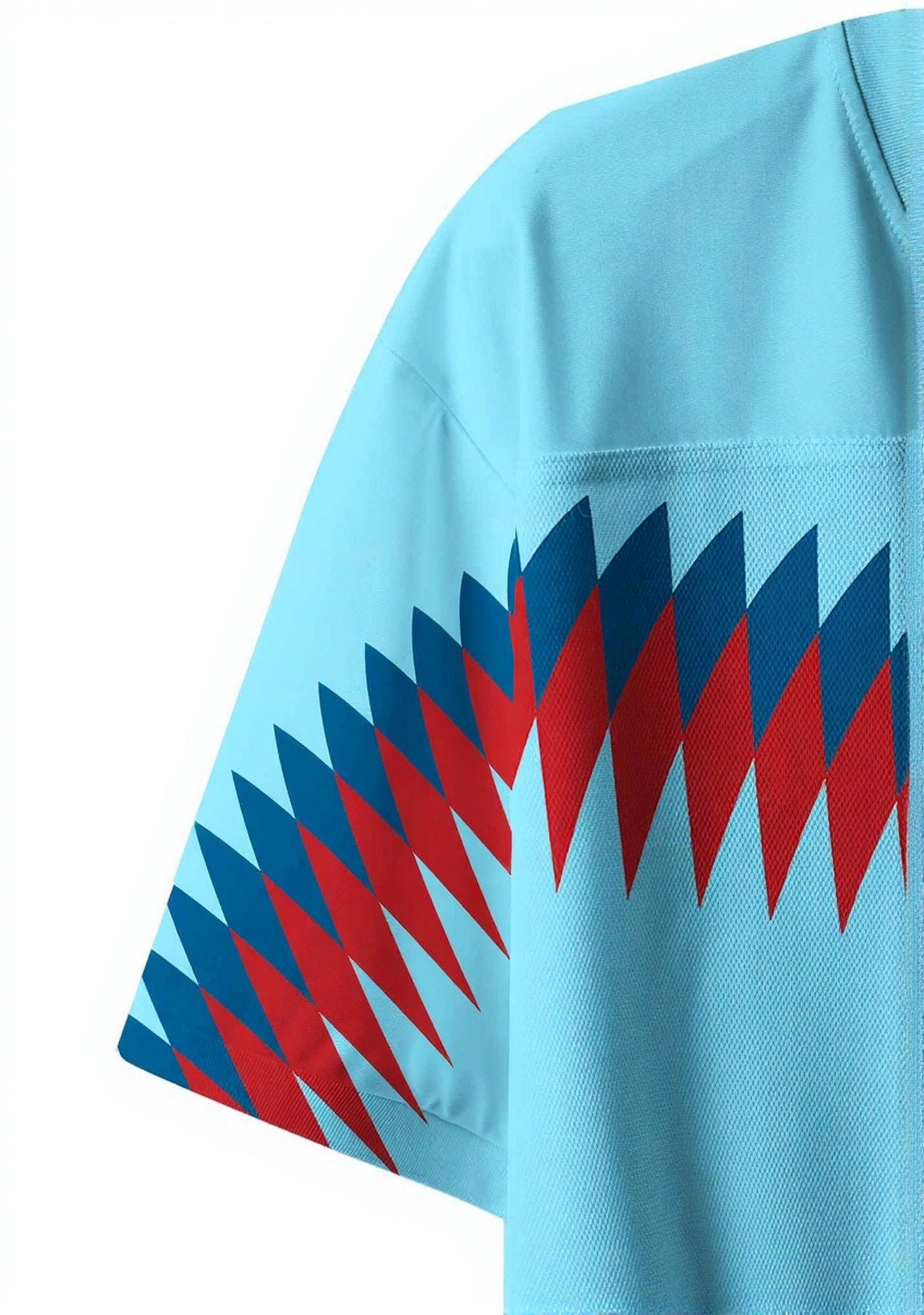 Blue Team Bunny Y2K Crop Sport Jersey Shirts