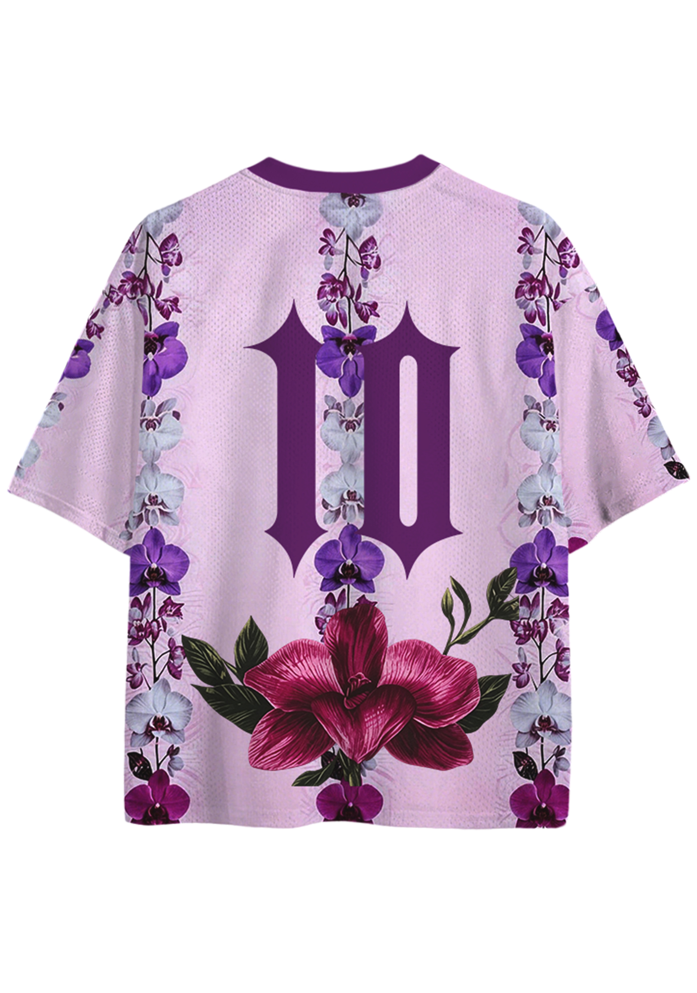 Colombia National Orchid Flower Mesh Jersey Shirts