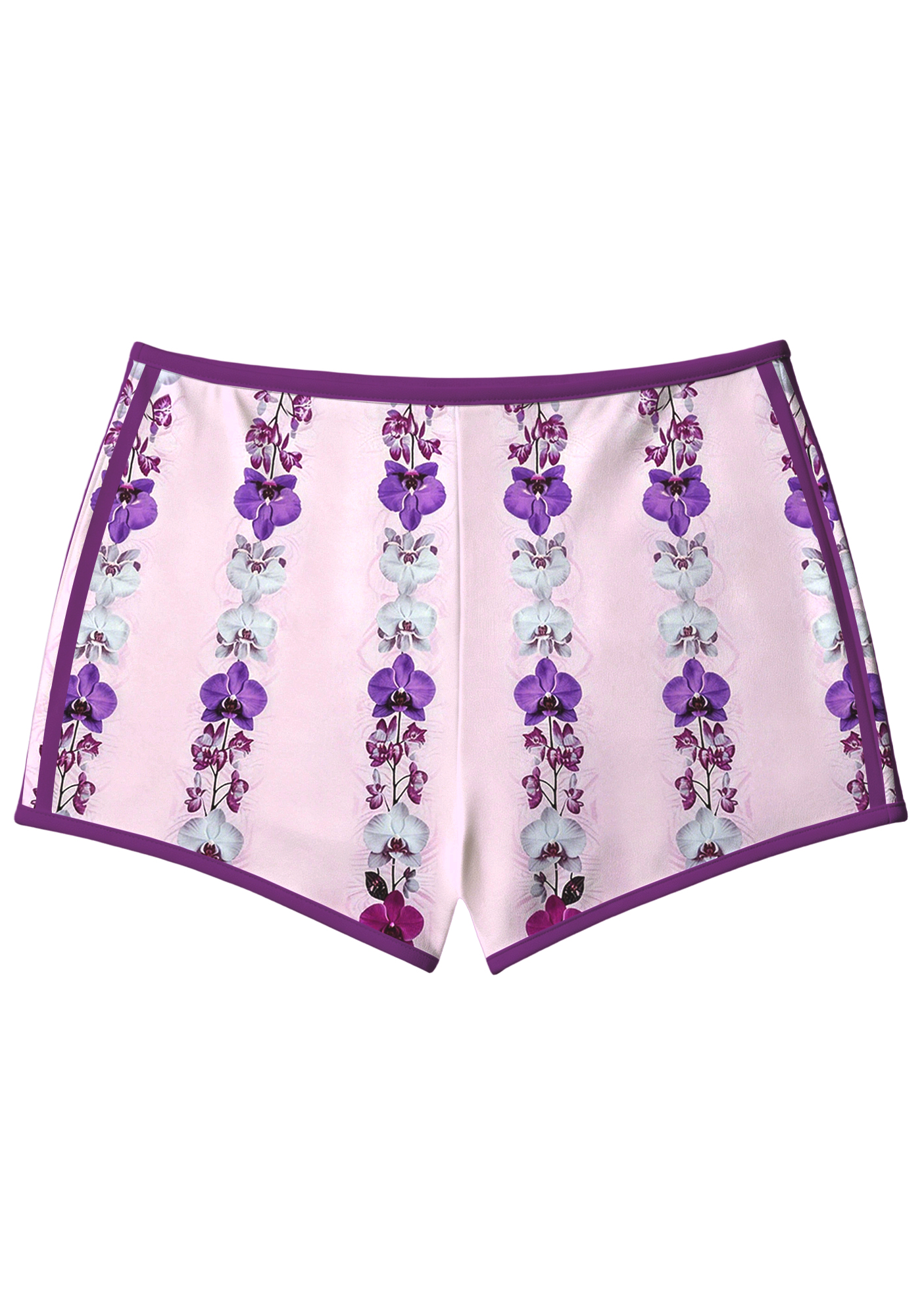 Colombia National Orchid Flower Booty Shorts