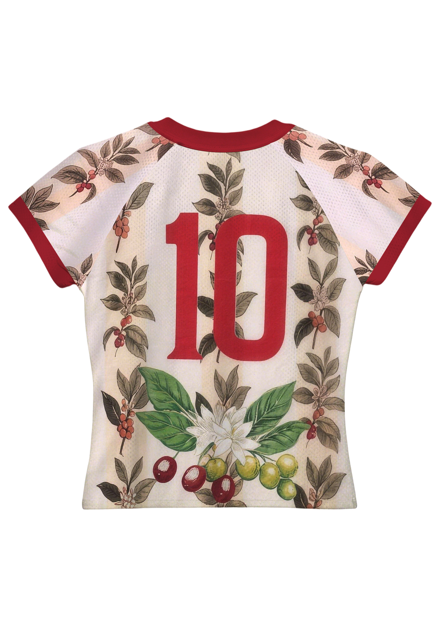 Colombian Coffee Tree Print Baby Tee