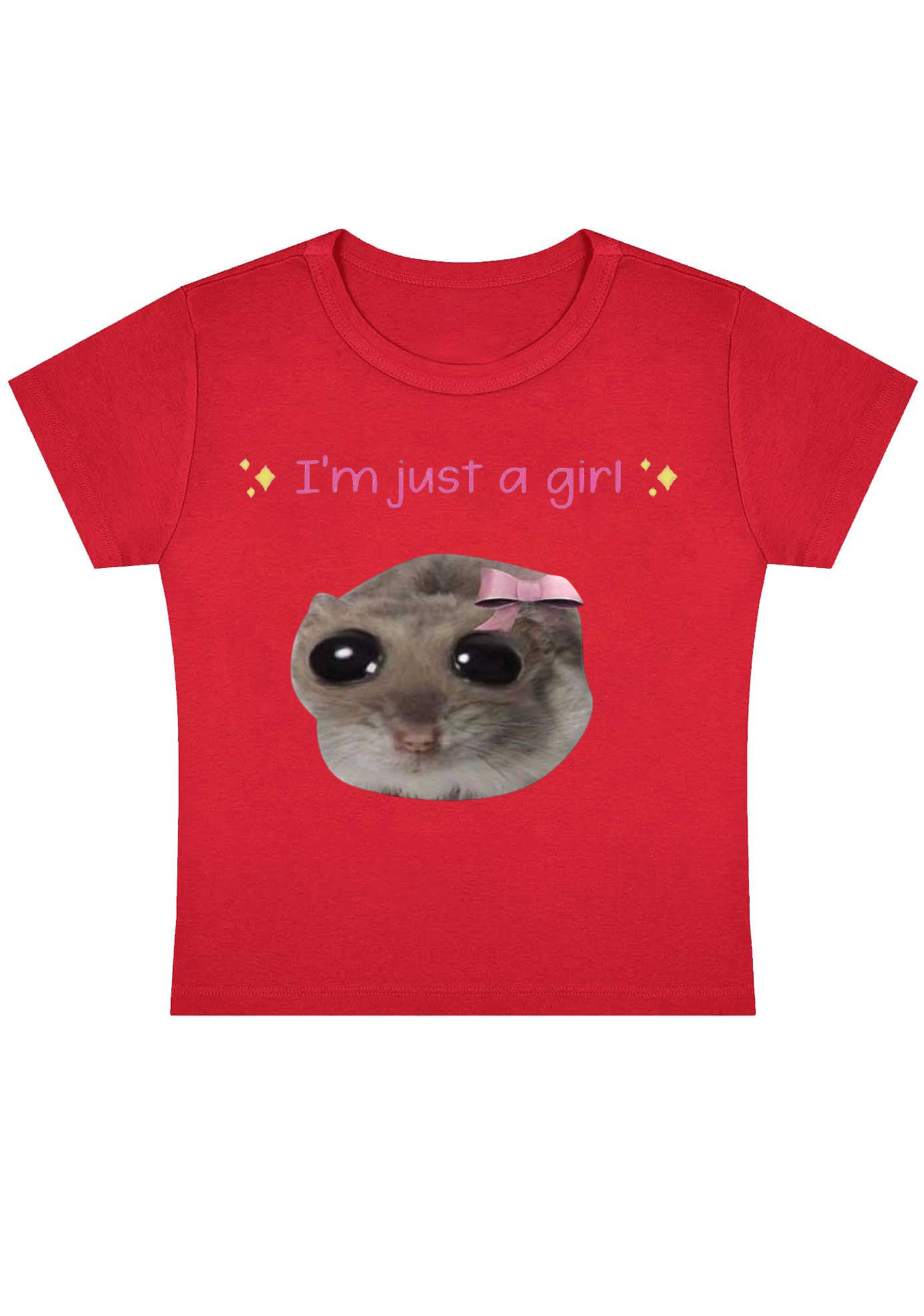 I‘m Just A Girl Y2K Baby Tee