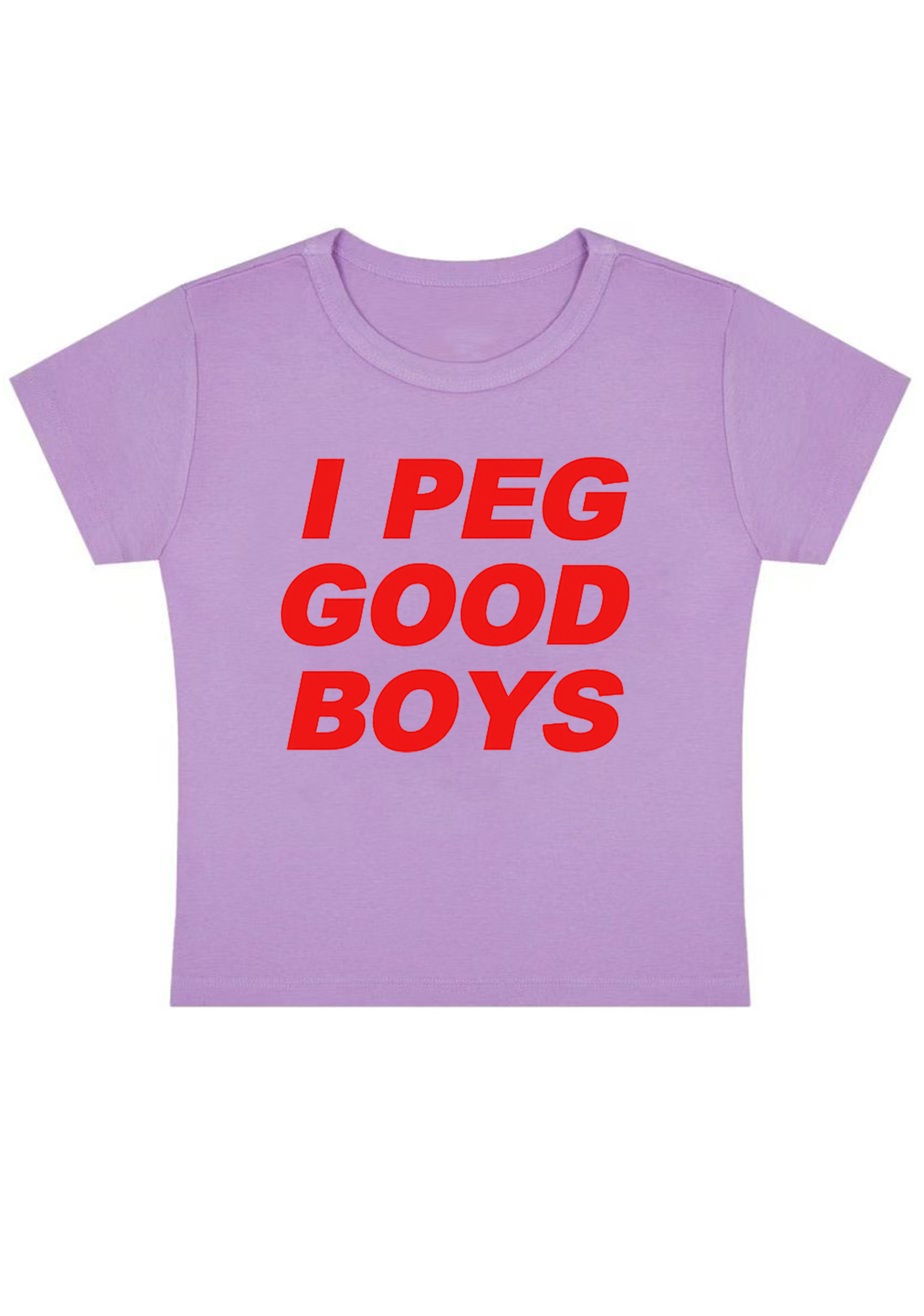 I Peg Good Boys Y2K Baby Tee