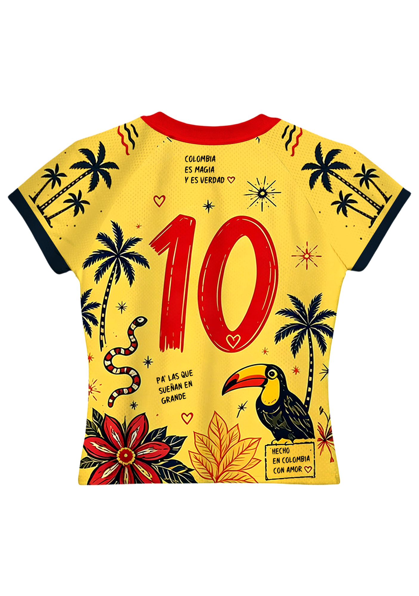 Colombia Tropical Macaw Sun Bus Baby Tee