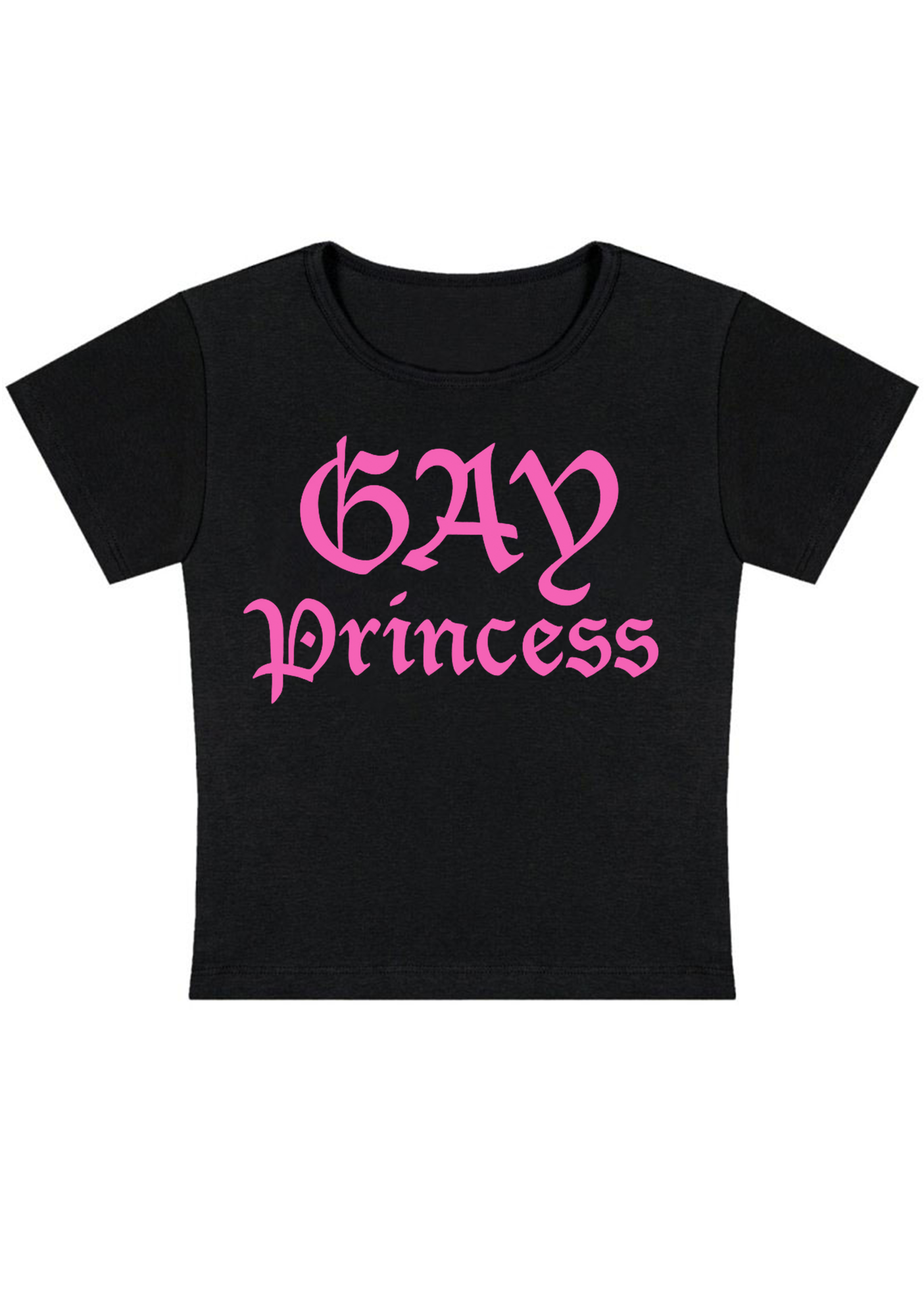 Gay Princess Y2k Baby Tee