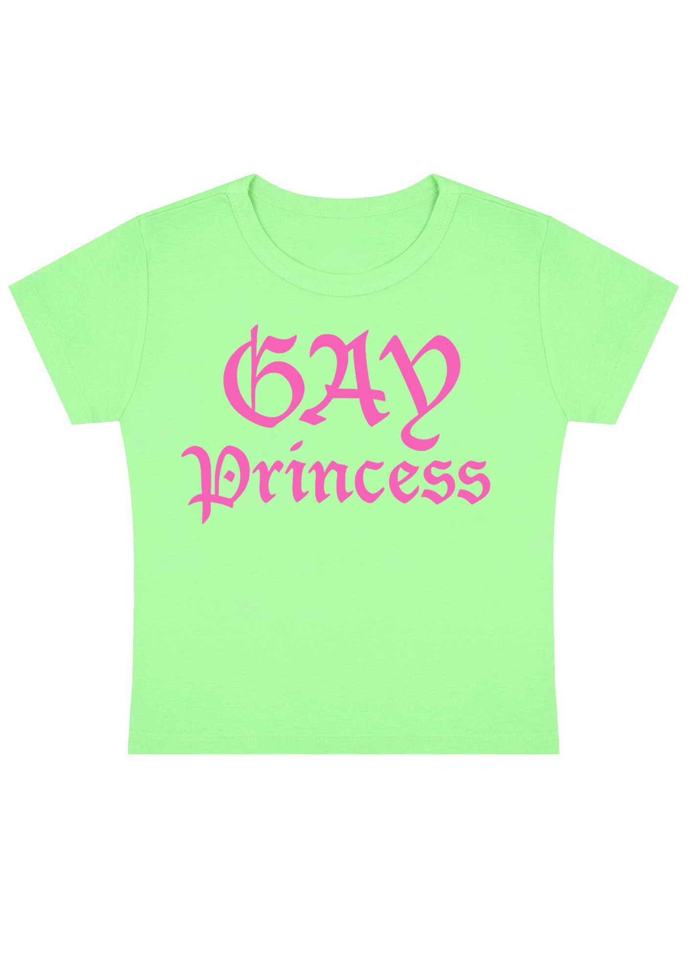 Gay Princess Y2k Baby Tee