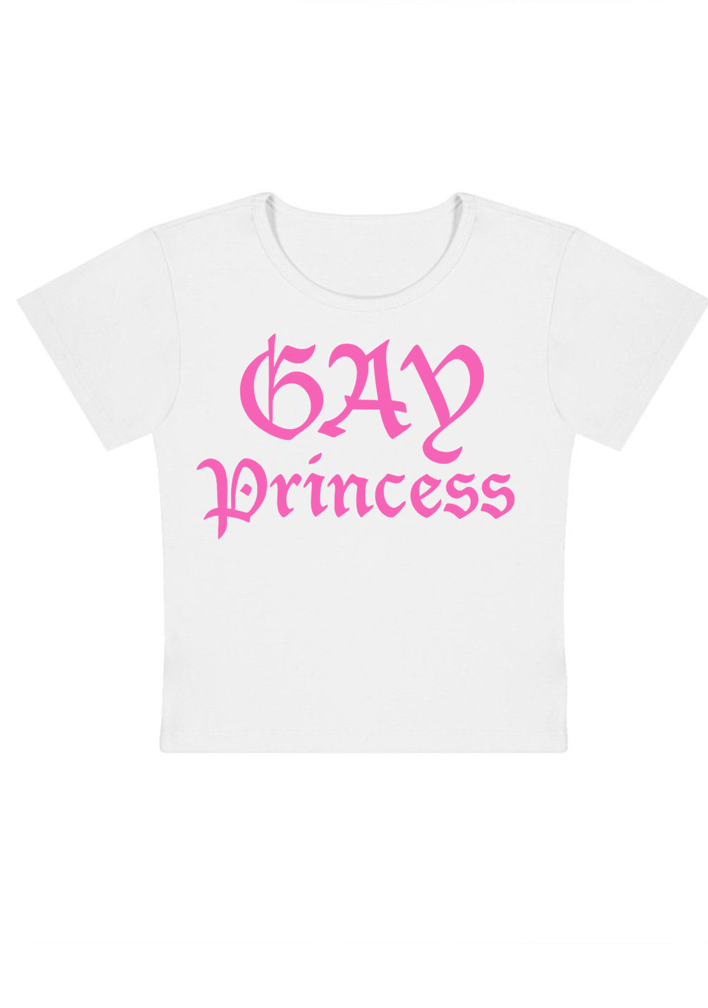 Gay Princess Y2k Baby Tee