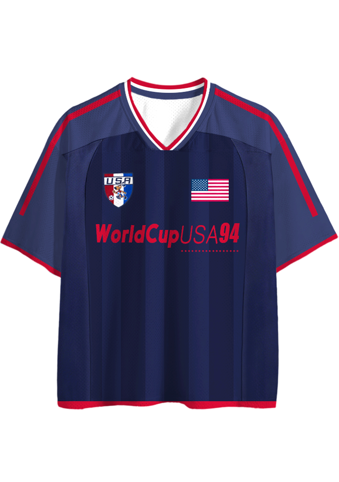 World Cup USA 94 Printed Mesh Jersey Shirts