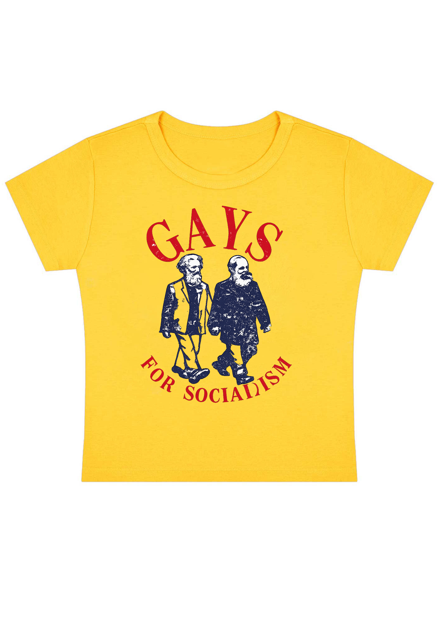 Gays for Socialism Y2k Baby Tee