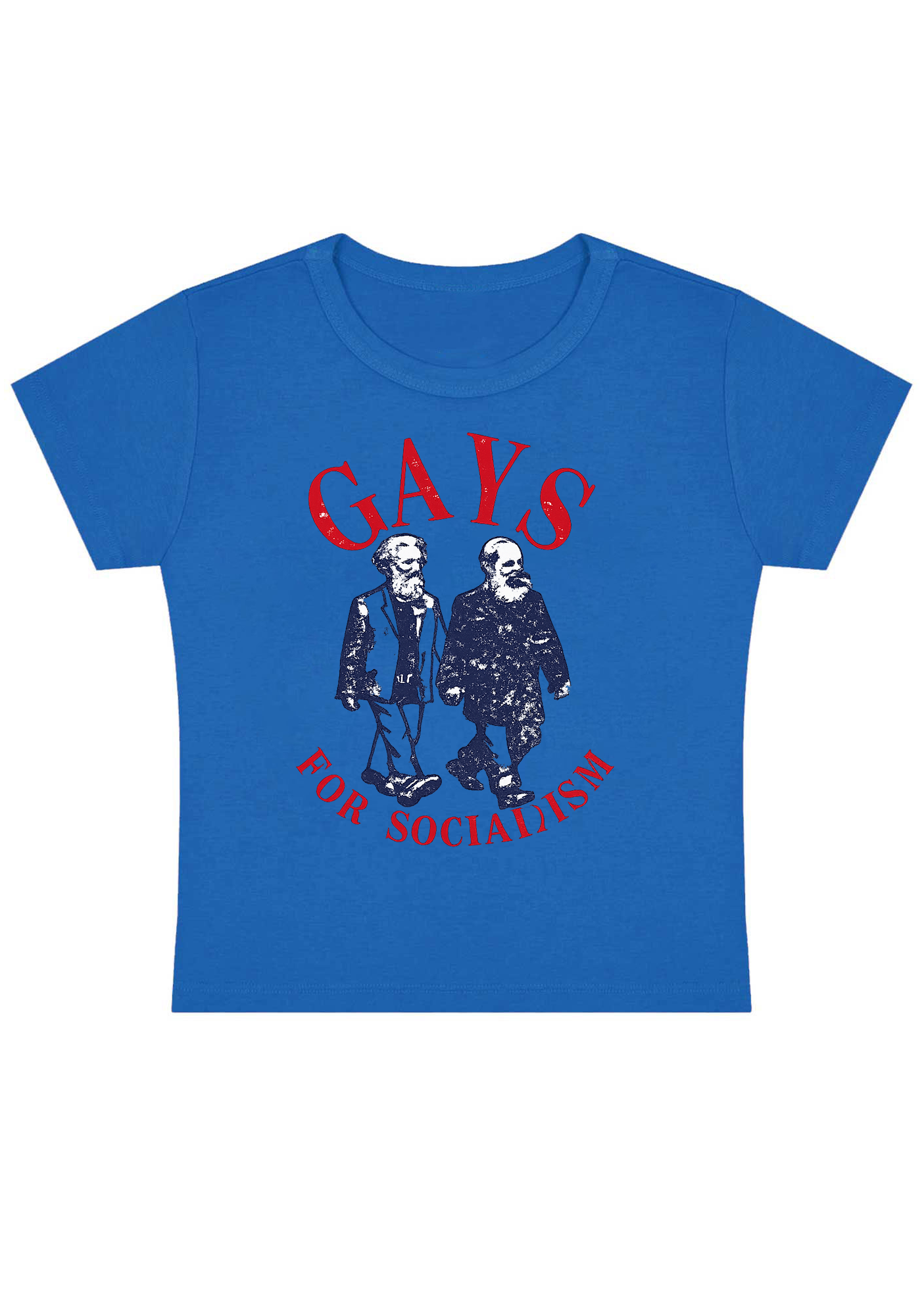 Gays for Socialism Y2k Baby Tee