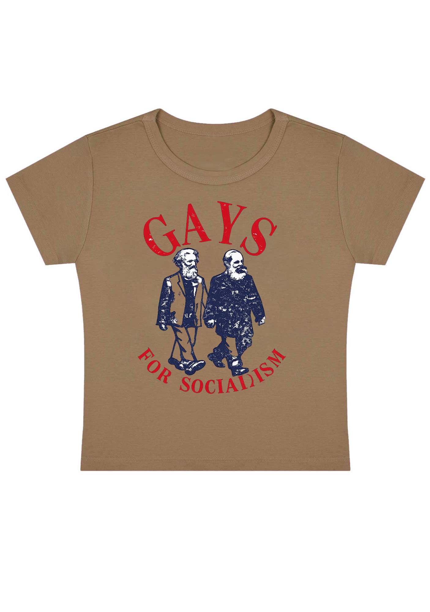 Gays for Socialism Y2k Baby Tee