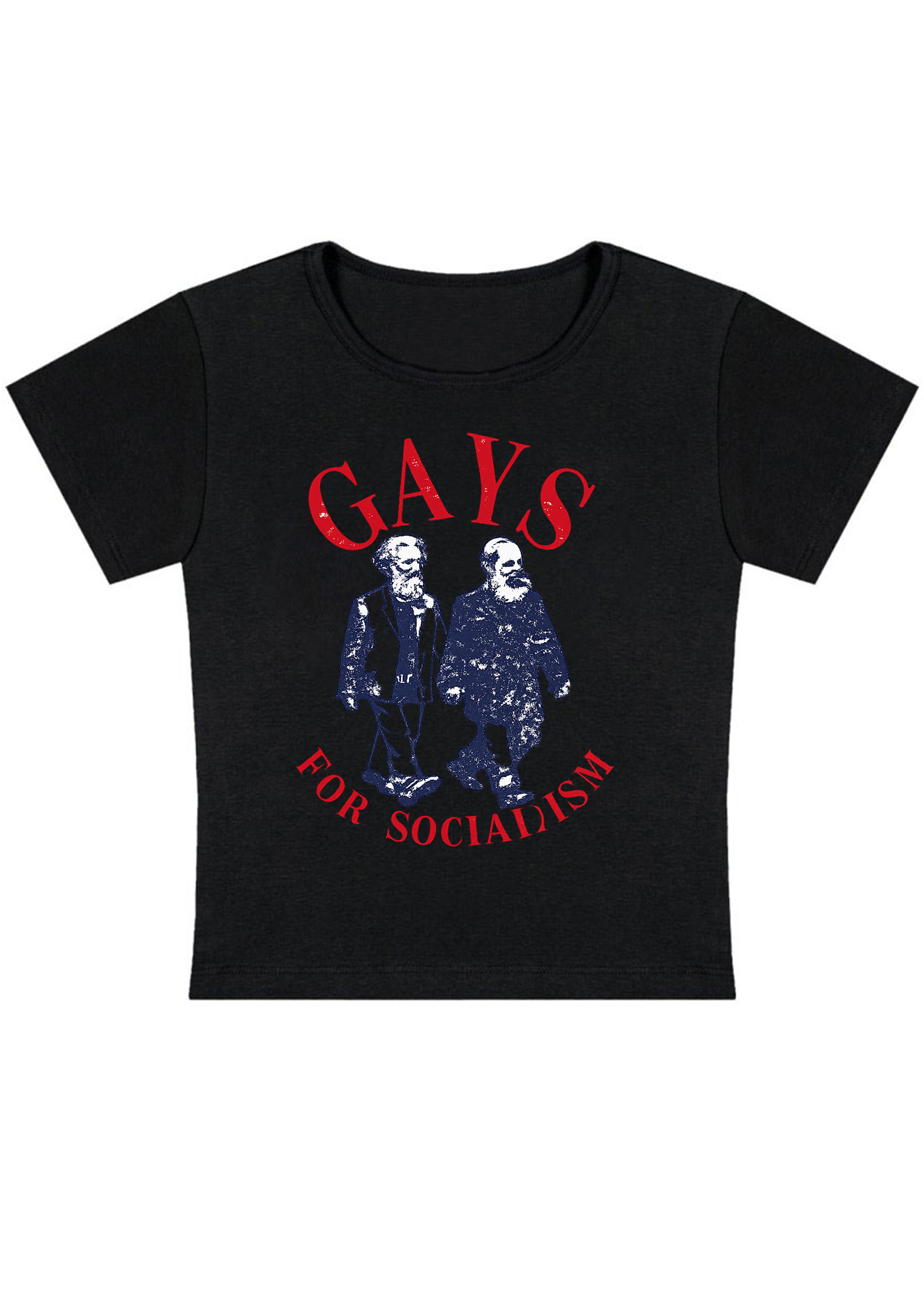 Gays for Socialism Y2k Baby Tee