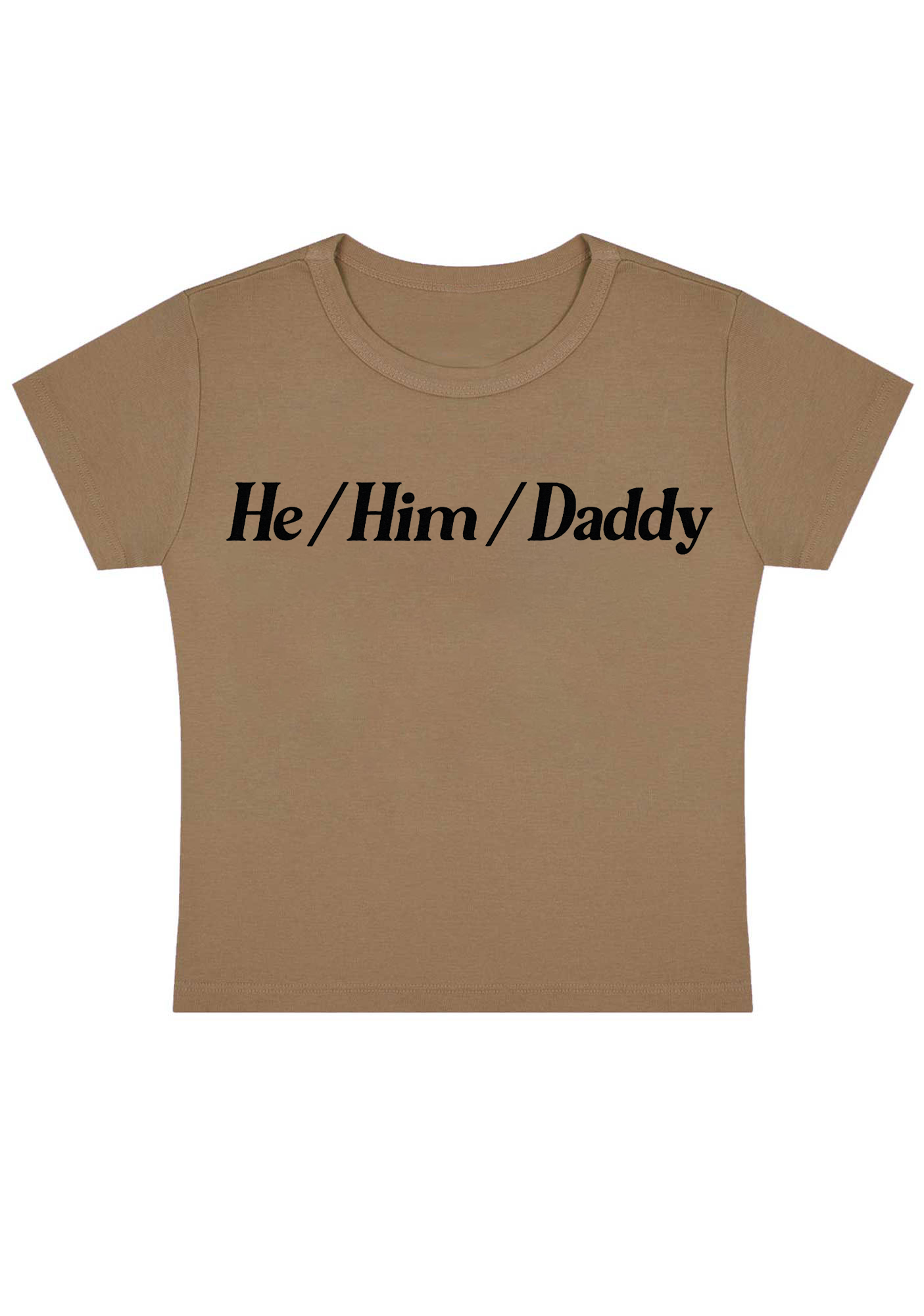 He Him Daddy Y2K Baby Tee