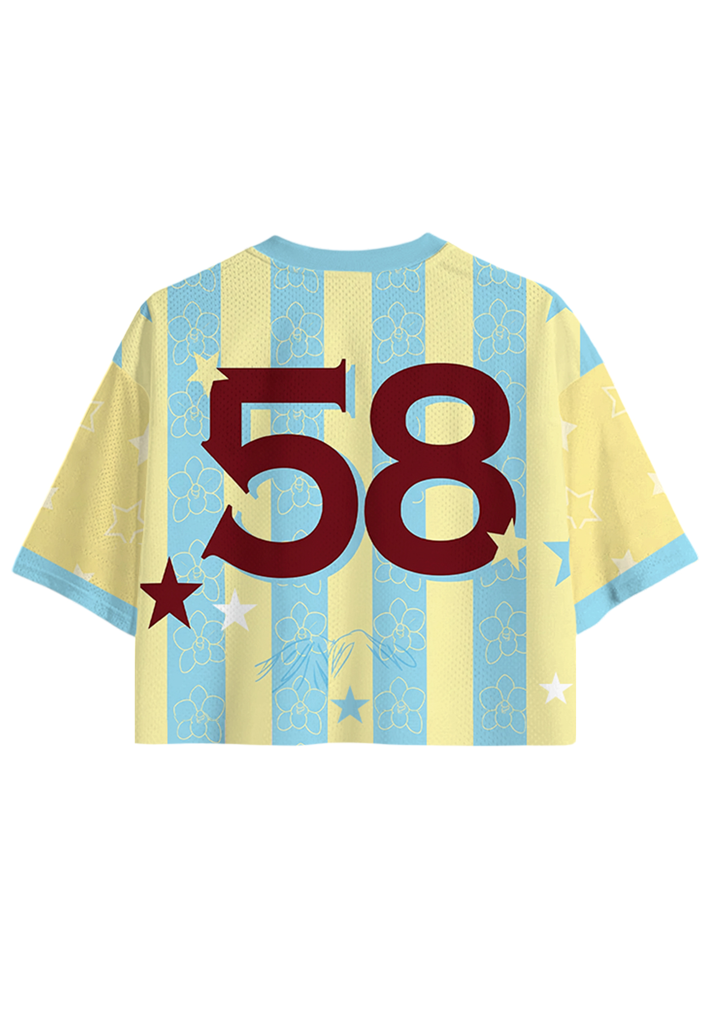 Venezuela Travel Stamp Star Graphic Cropped Jersey Shirt