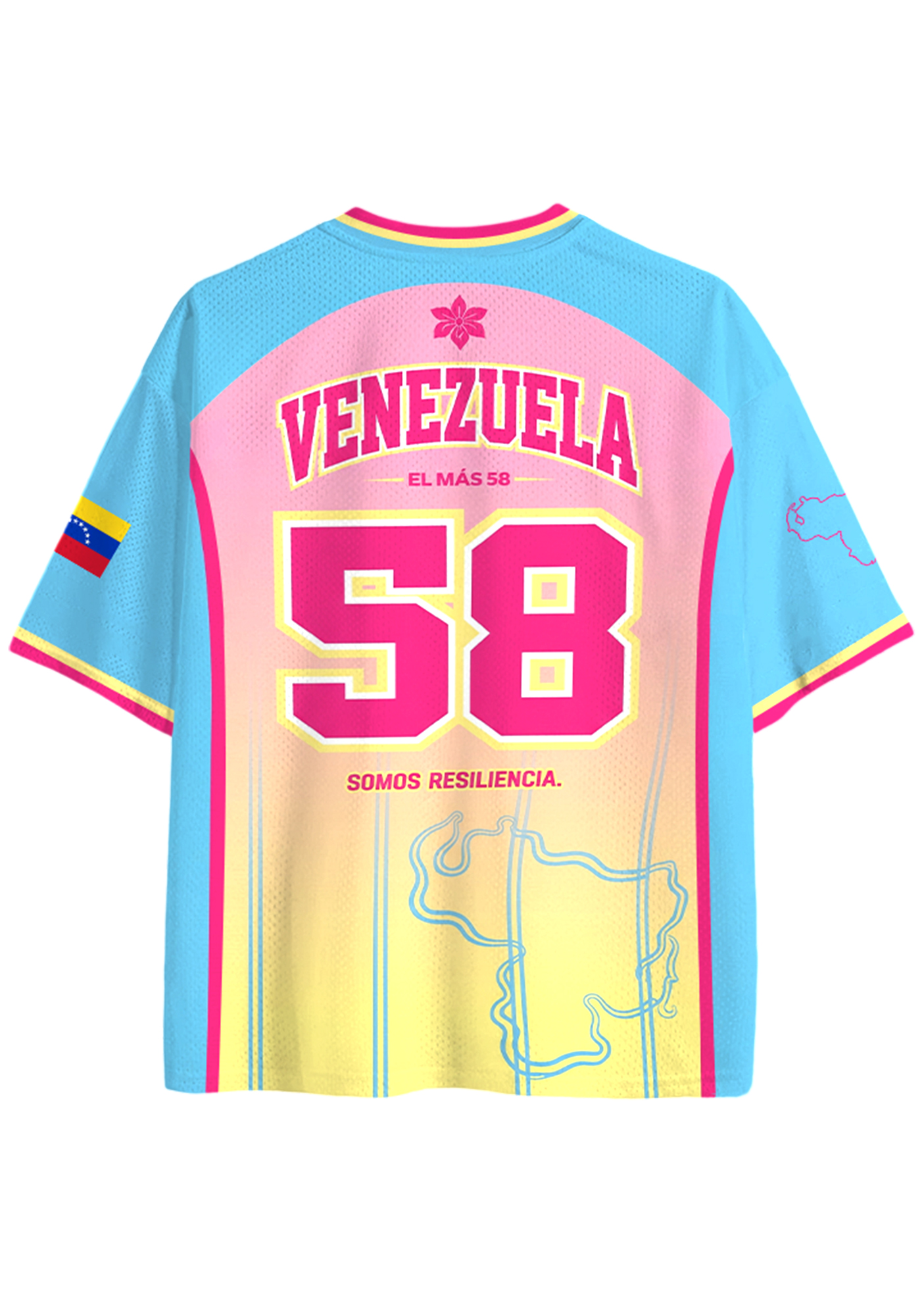 Venezuela Macaw Scenic Landscape Mesh Jersey Shirts