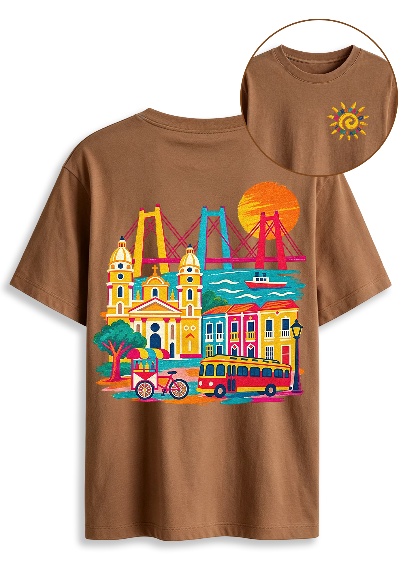 Maracaibo Venezuela Colorful Cityscape Graphic T-Shirt