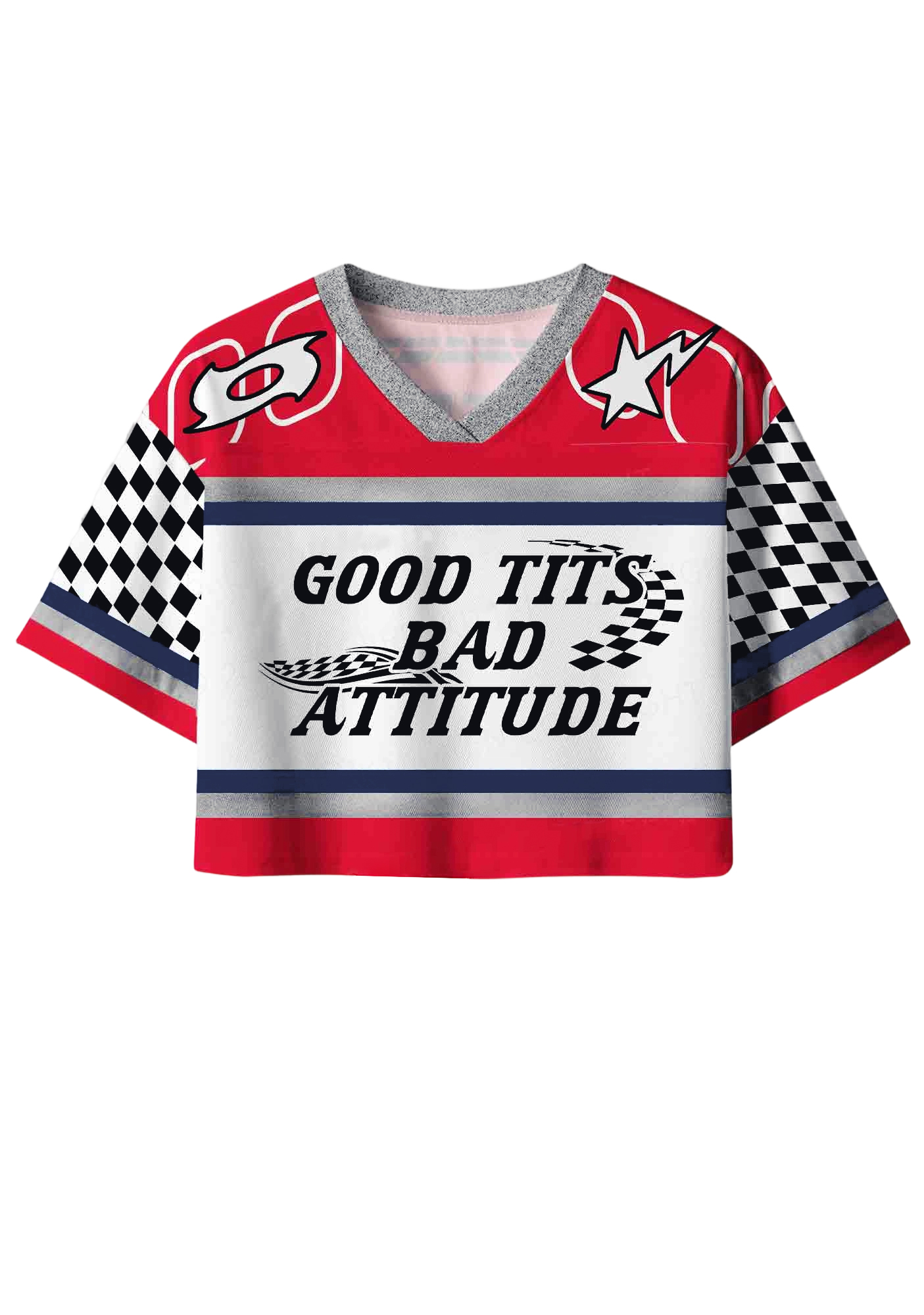 Good Txt Y2K Crop Sport Jersey Shirts