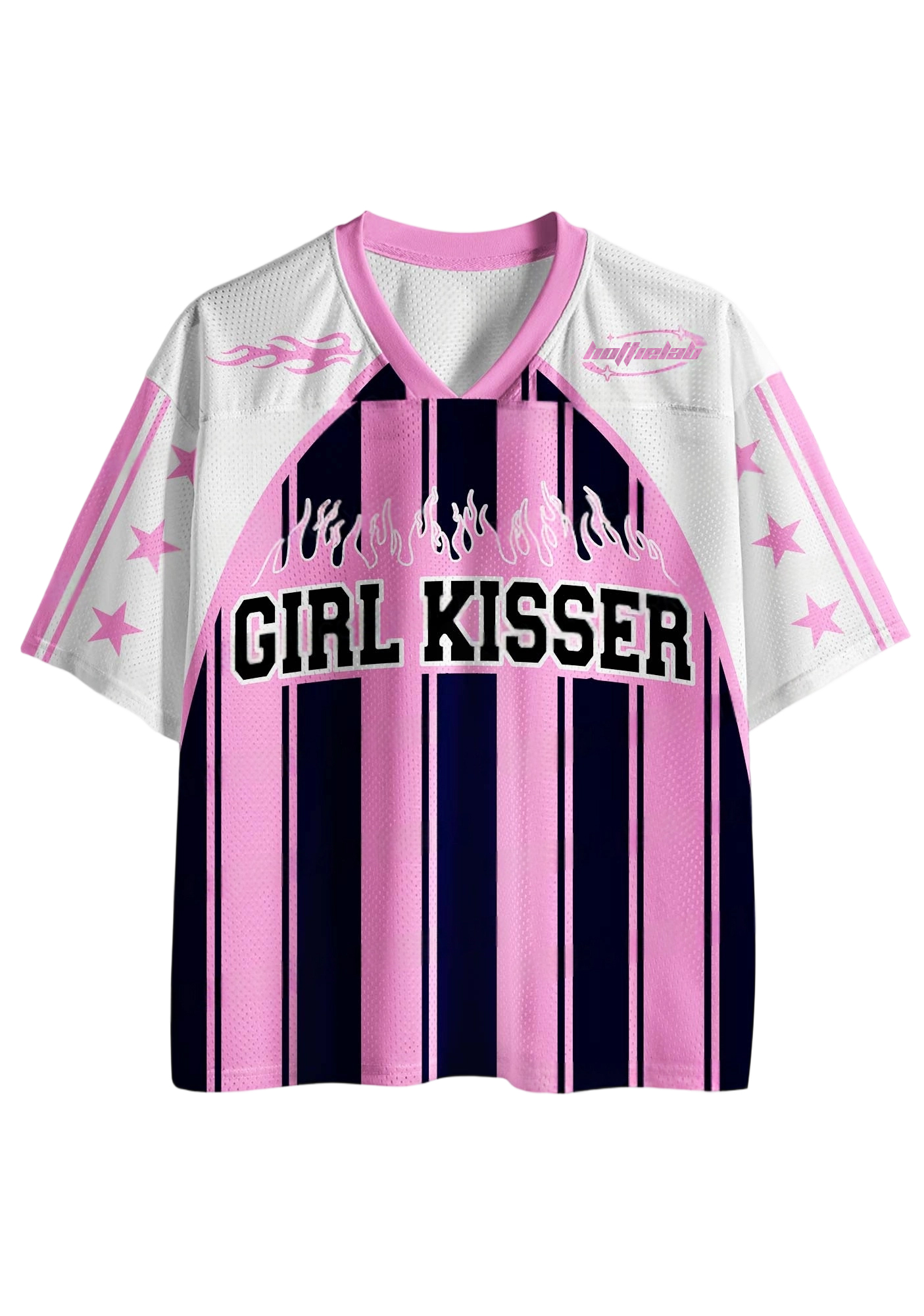 Girl Kisser Y2K Jersey Shirt