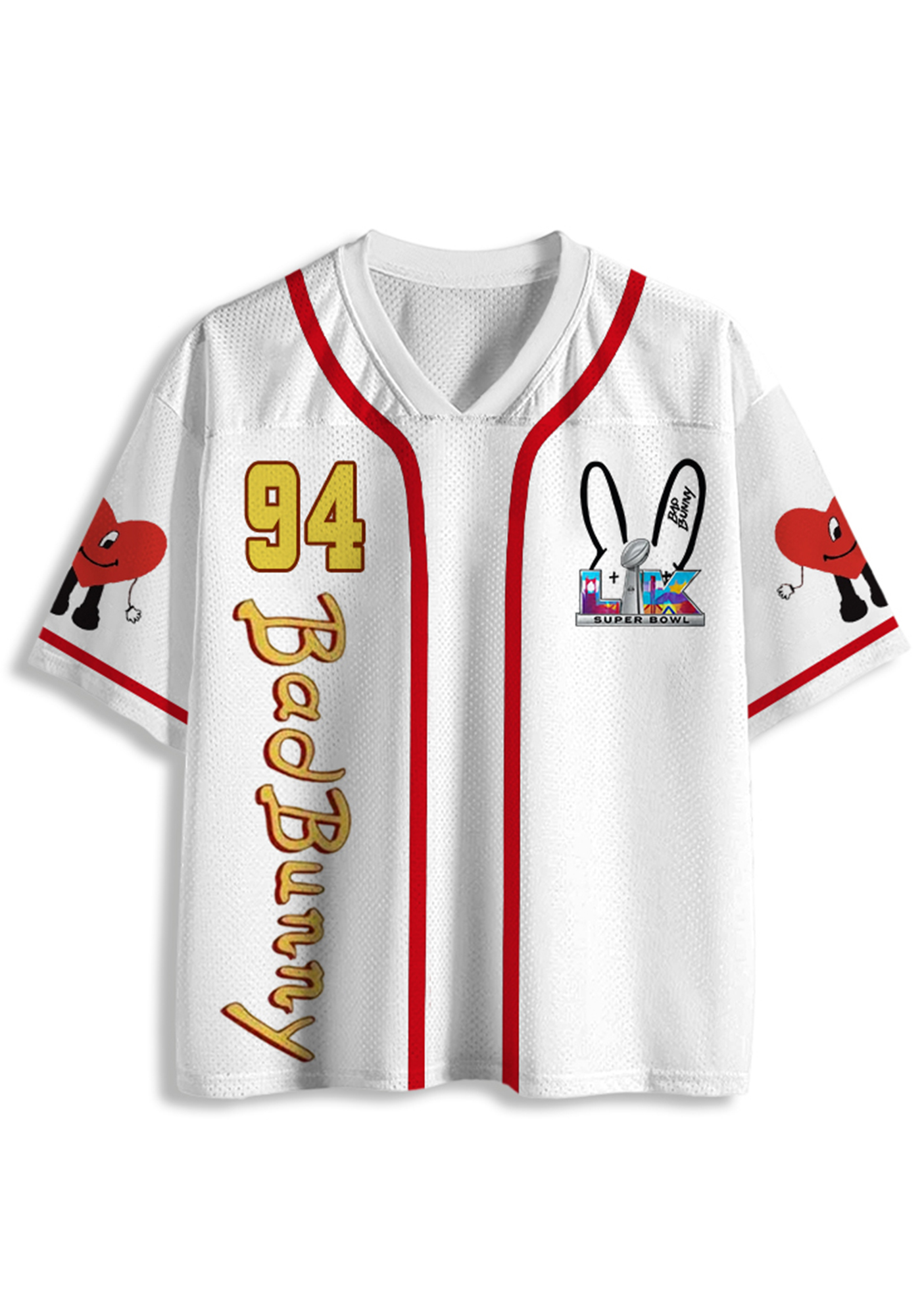 Benito bowl Y2K Crop Sport Jersey Shirts