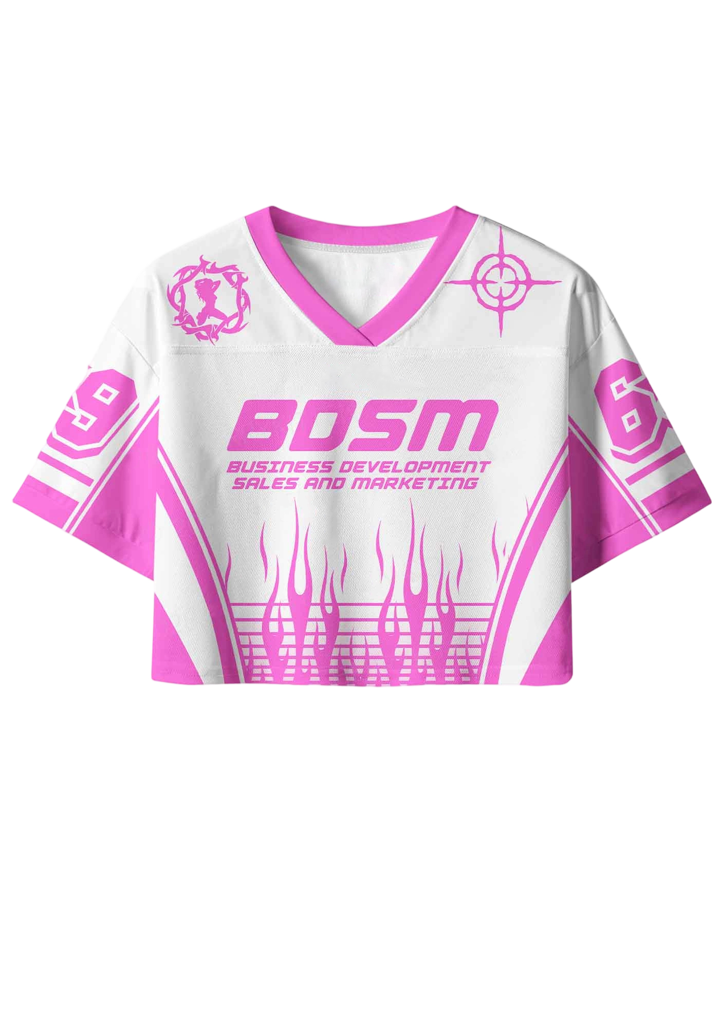 BDSM Pink Short Jersey Shirt
