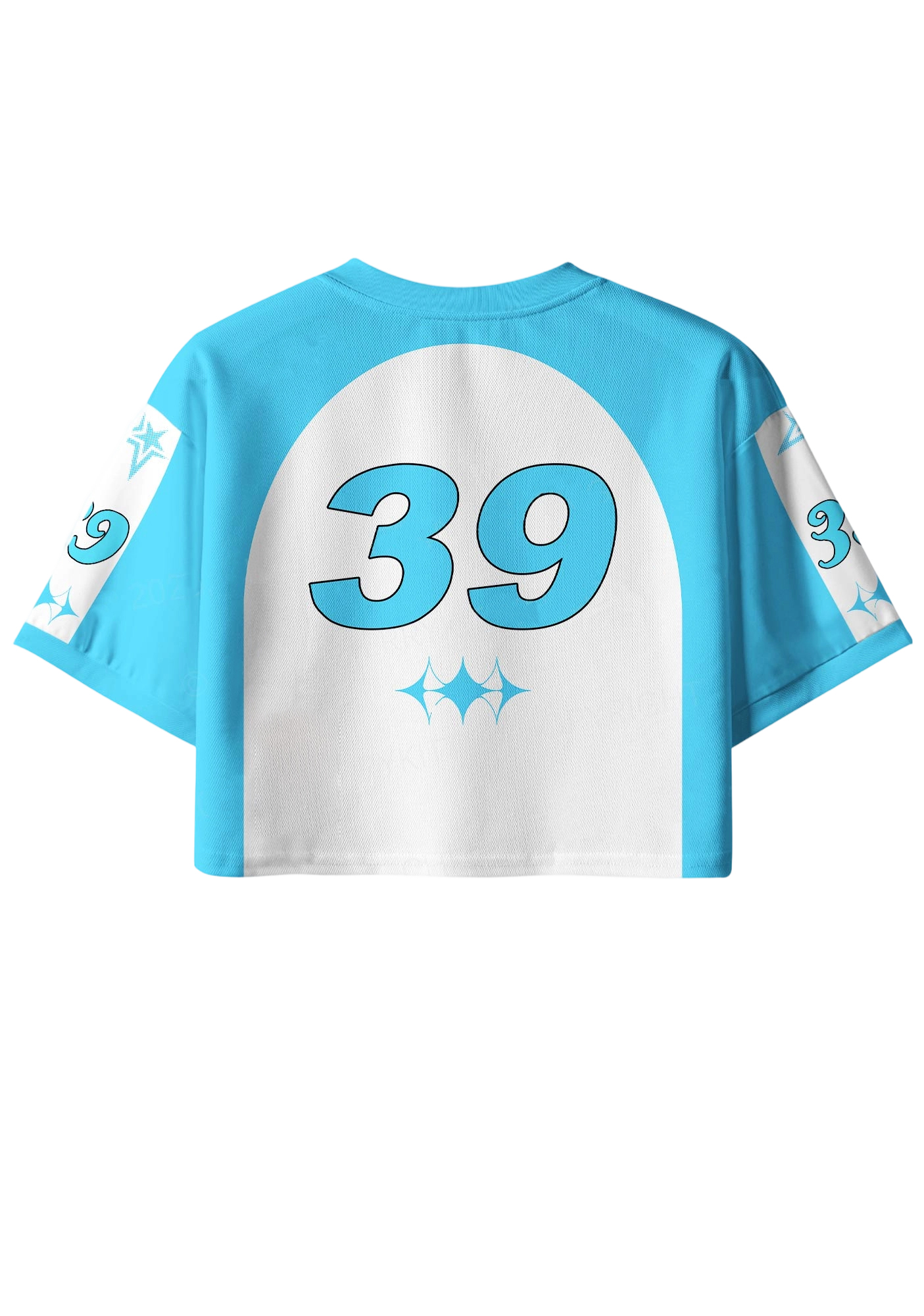 Rizz 'Em Y2K Crop Sport Jersey Shirts