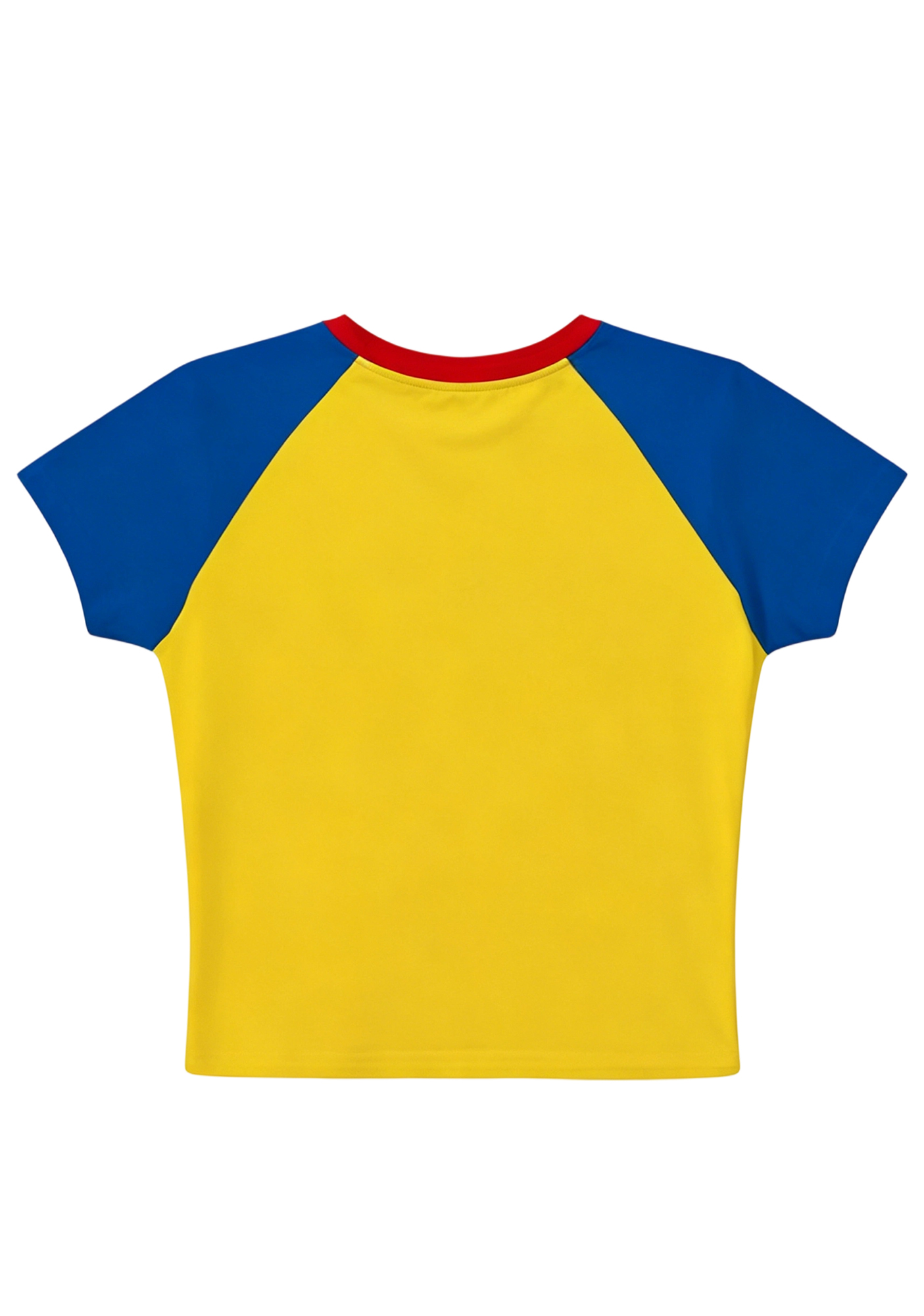 Bogota Inspired Colorblock Colombia Y2K Baby Tee