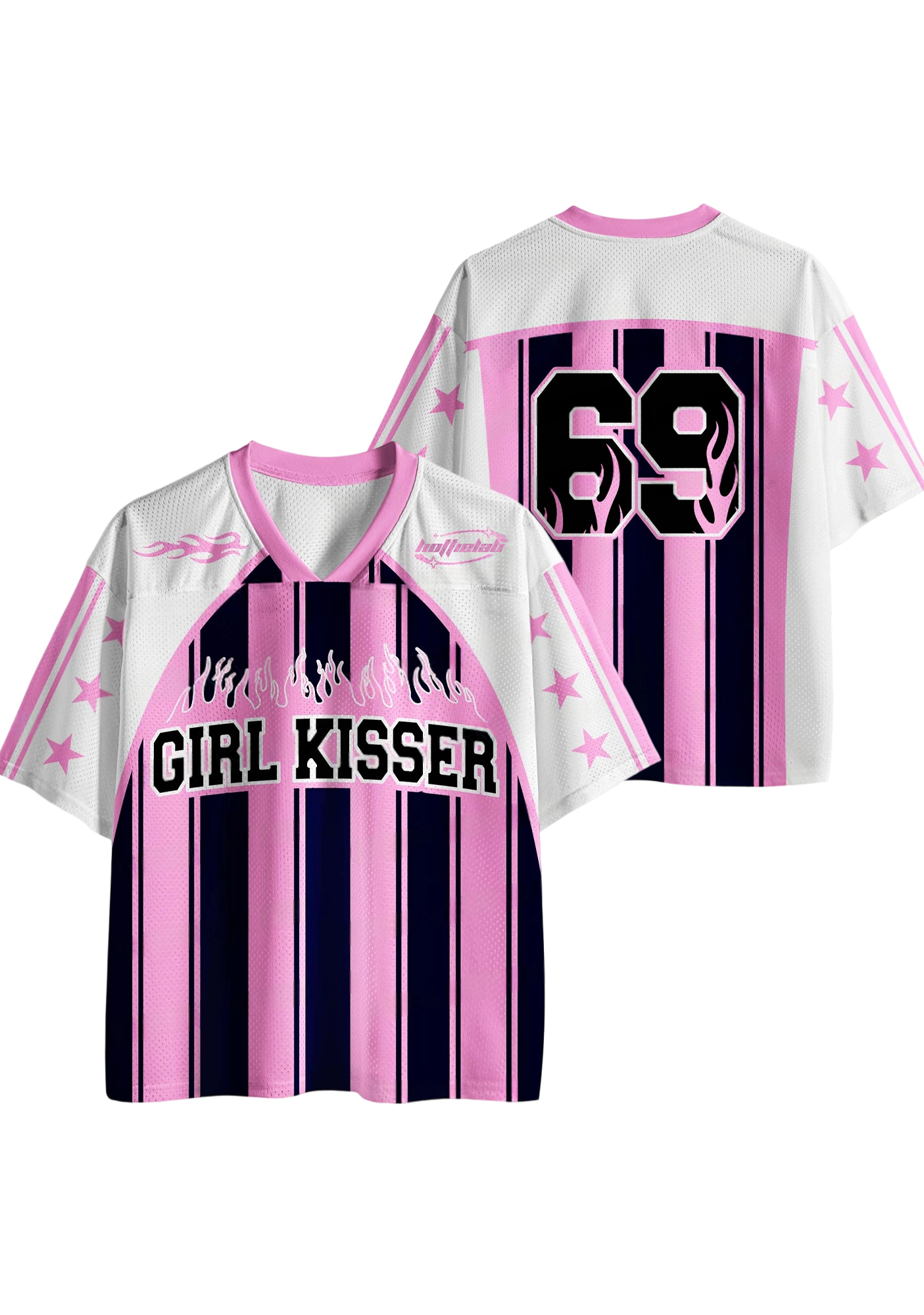Girl Kisser Y2K Jersey Shirt