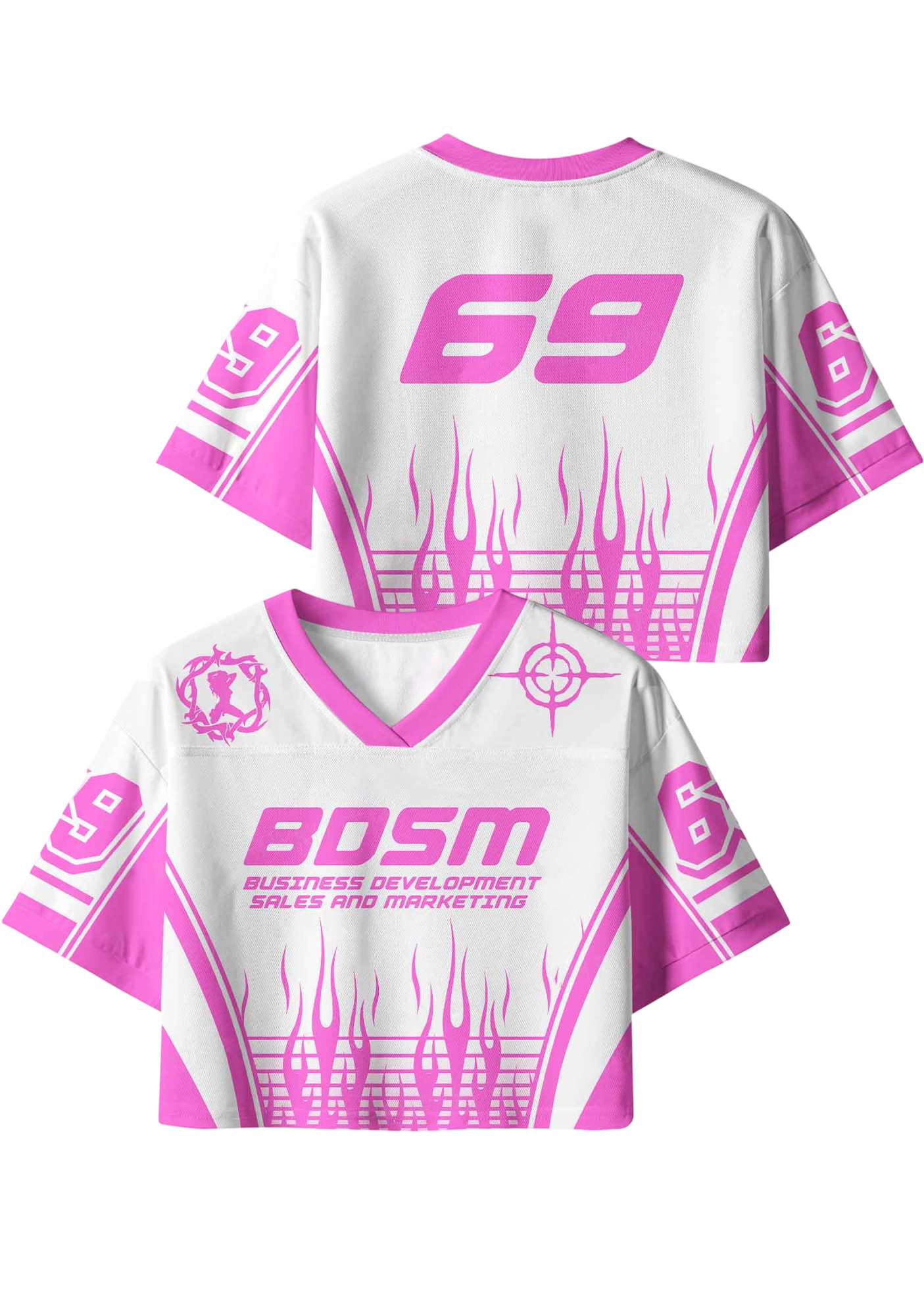 BDSM Pink Short Jersey Shirt