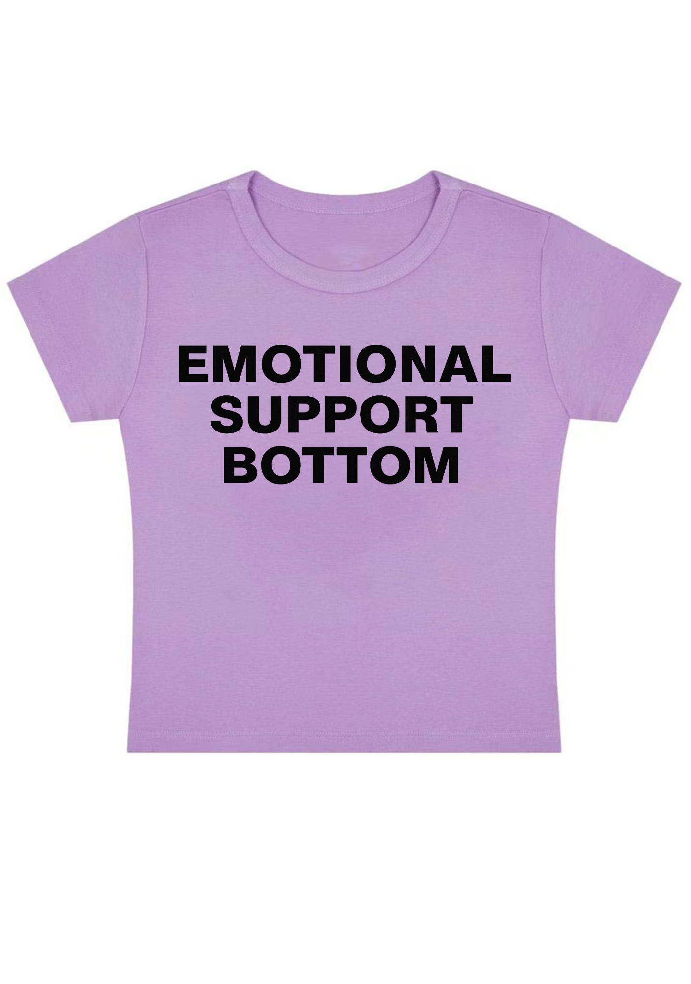 Emotional Support Bottom Y2K Baby Tee
