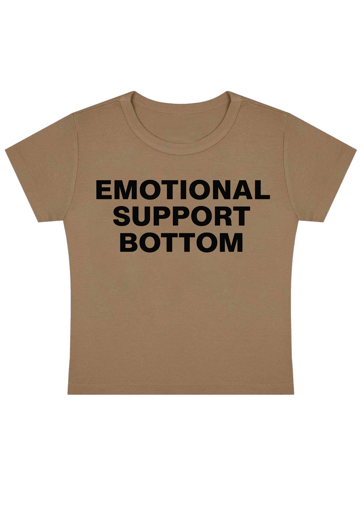 Emotional Support Bottom Y2K Baby Tee