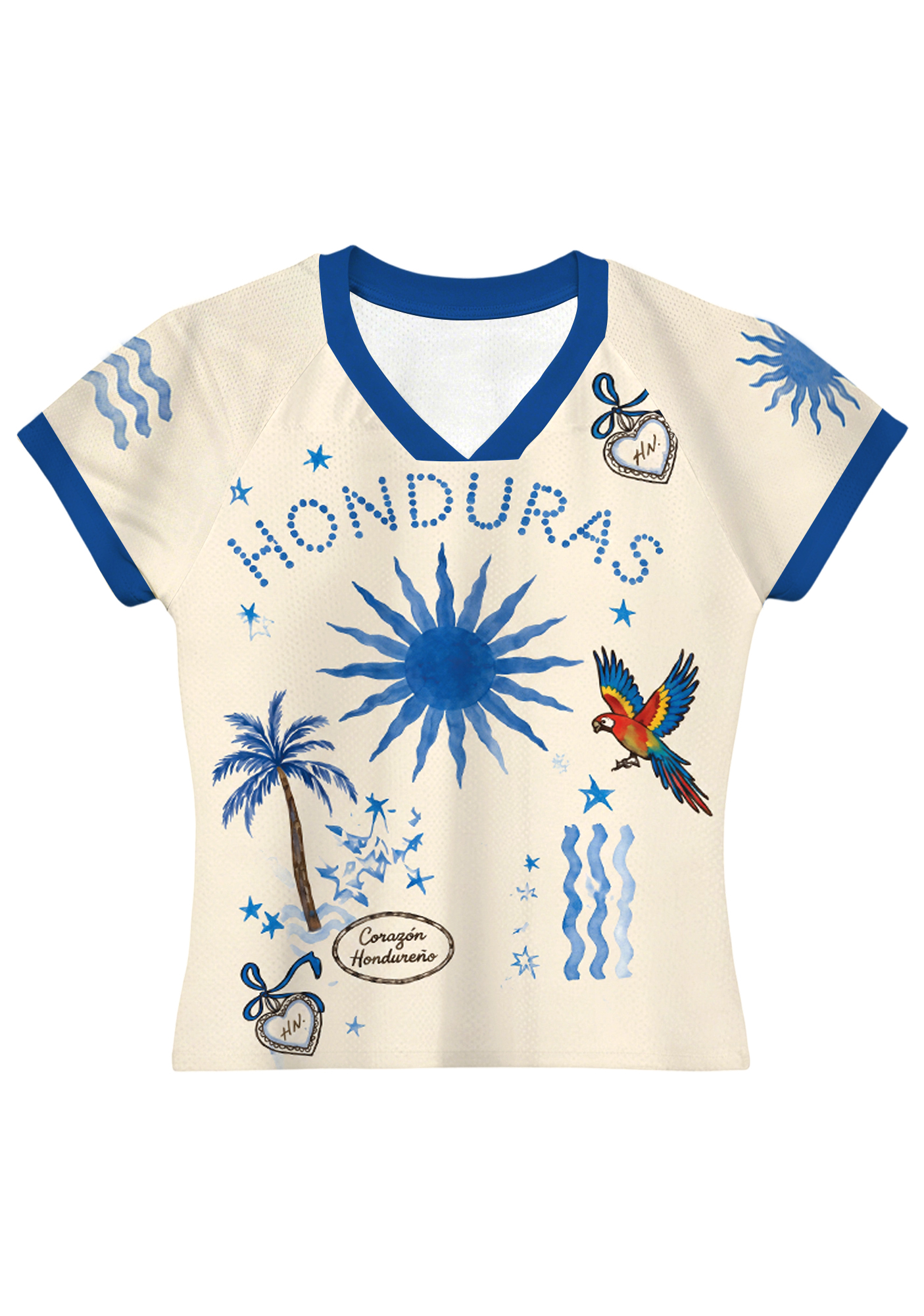 Honduras Tropical National‑Pride Baby Tee