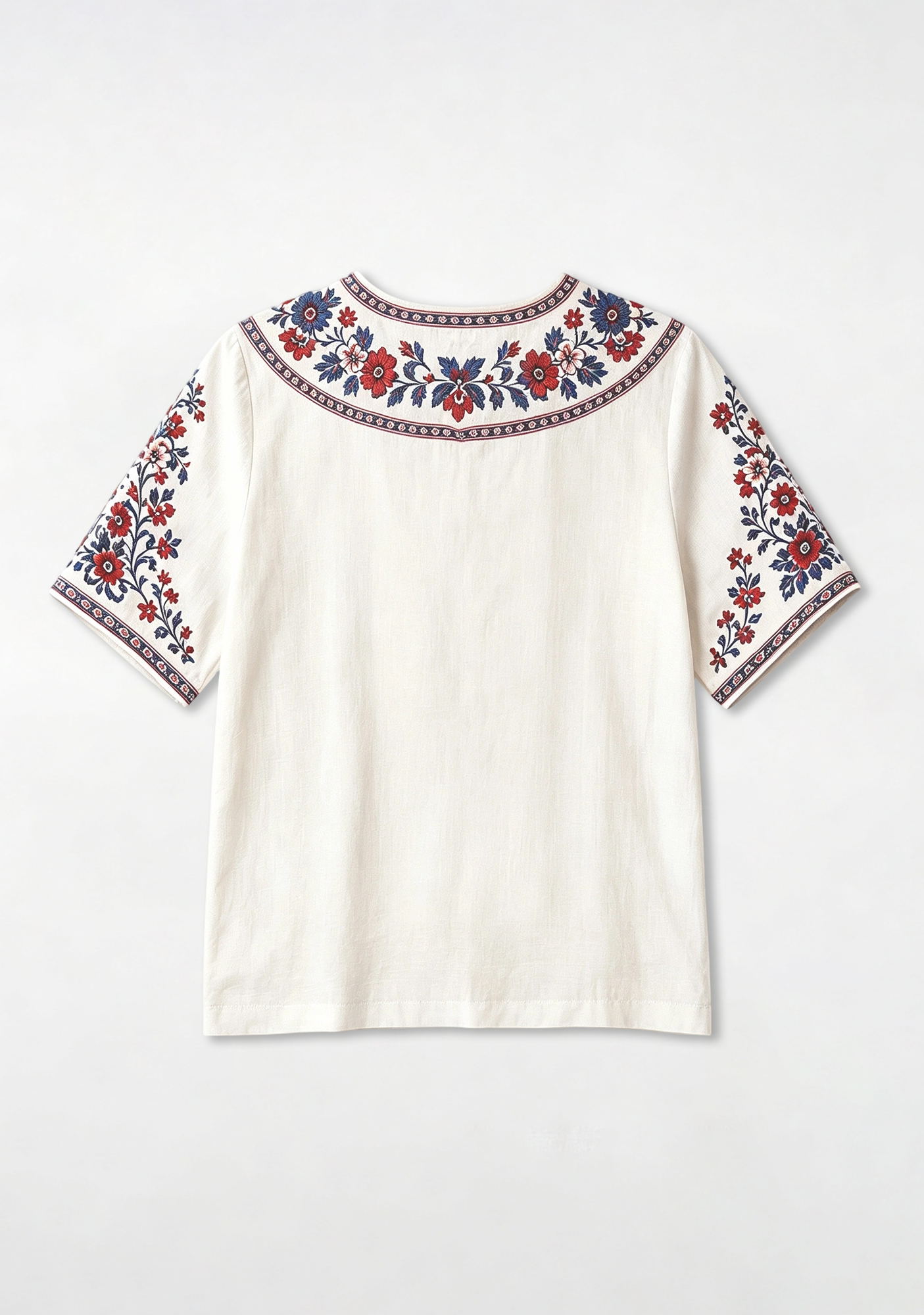 Boho Floral Featuring West Ham United V-Neck Blouse