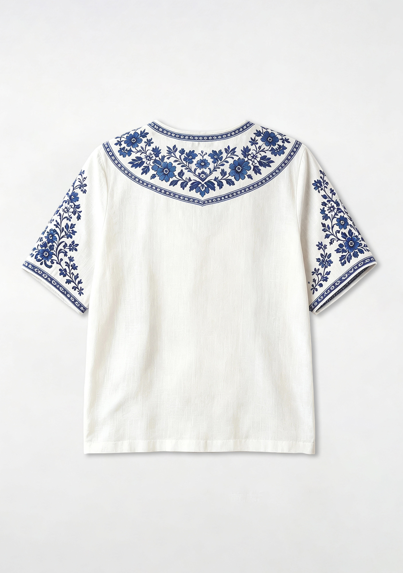 Boho Floral Featuring Leicester City V-Neck Blouse