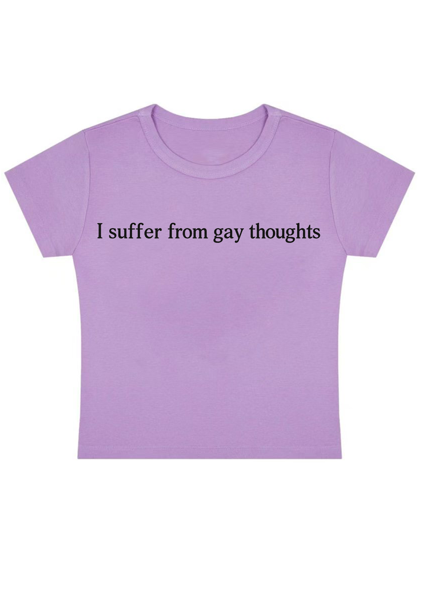 I Suffer From Gay Thoughts Y2K Baby Tee
