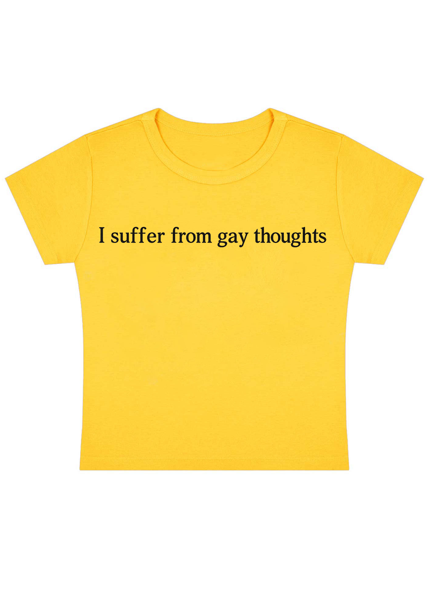 I Suffer From Gay Thoughts Y2K Baby Tee