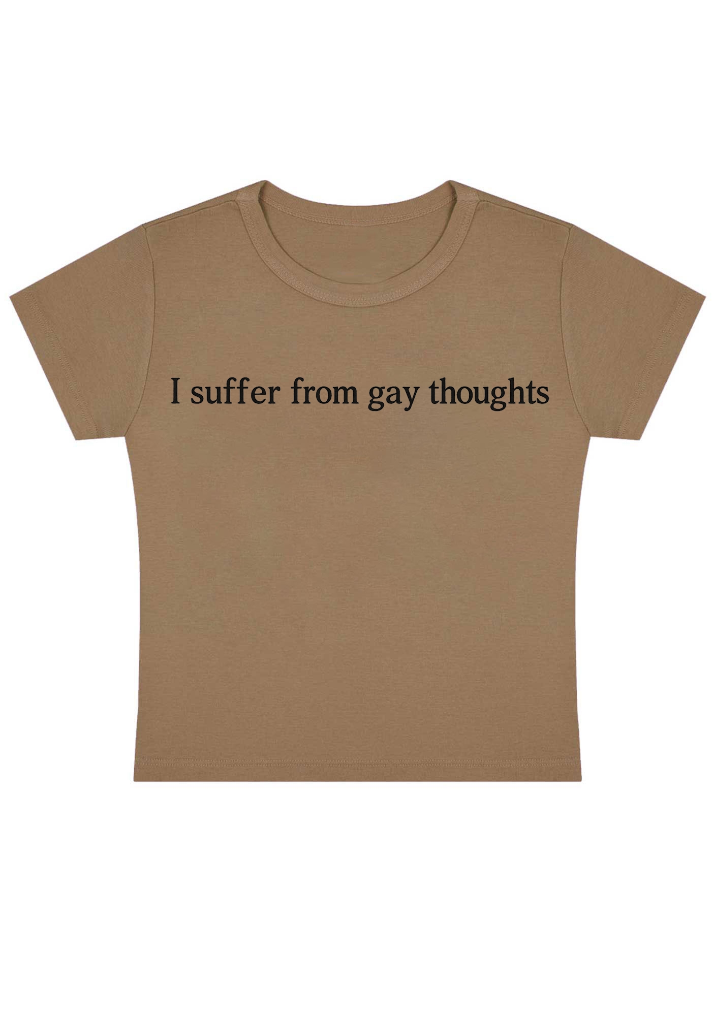 I Suffer From Gay Thoughts Y2K Baby Tee