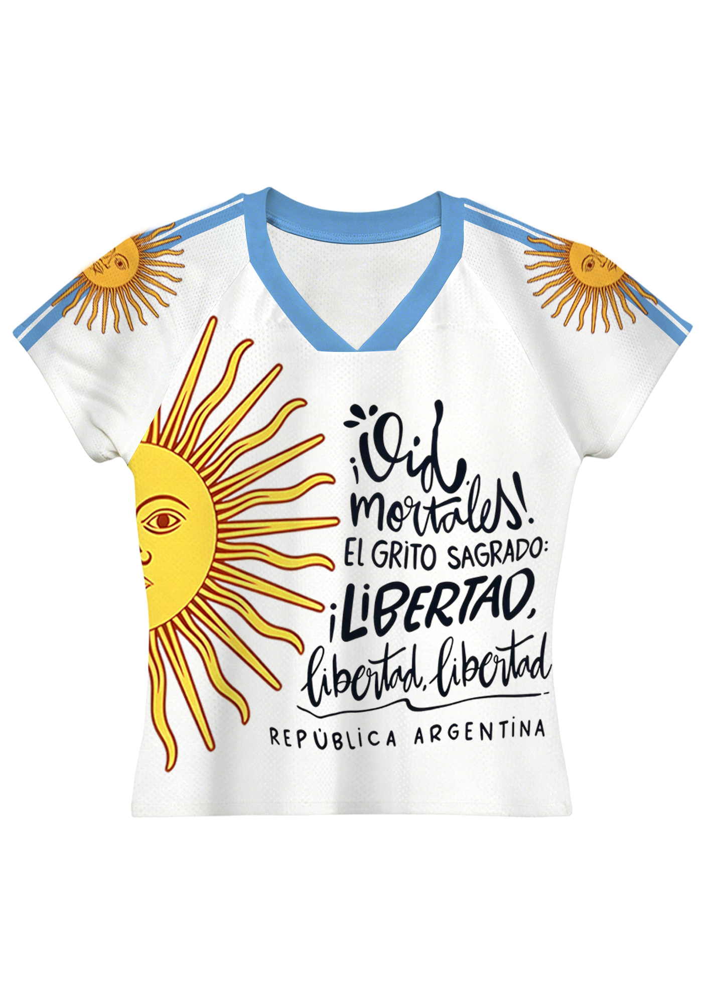 Argentina Sun of May Liberty Graphic Baby Tee