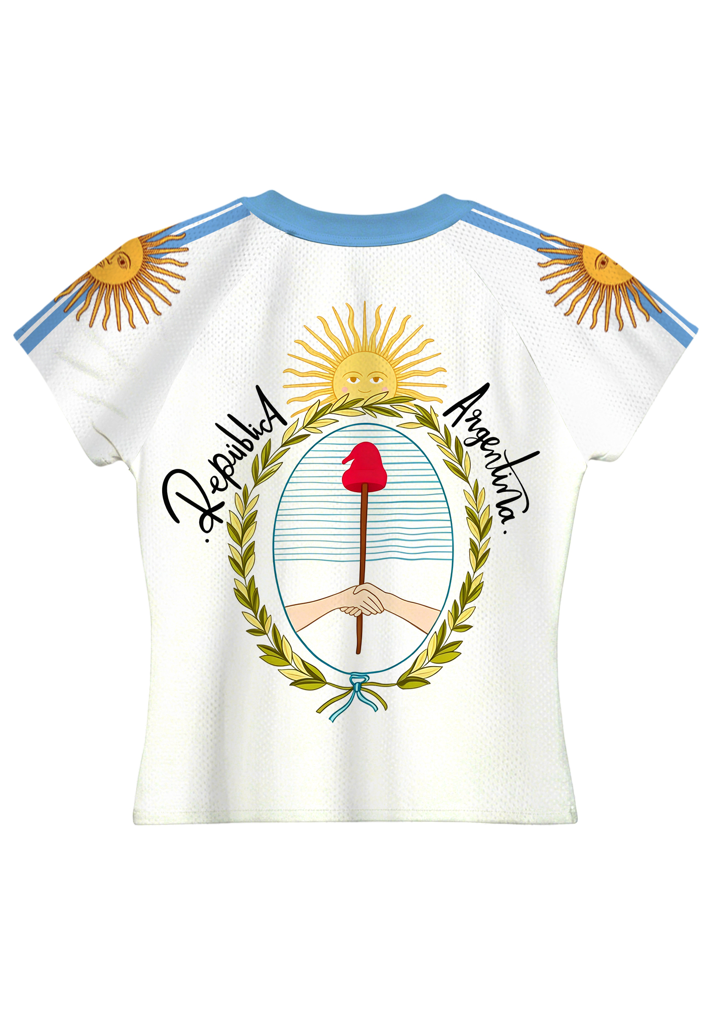 Argentina Sun of May Liberty Graphic Baby Tee