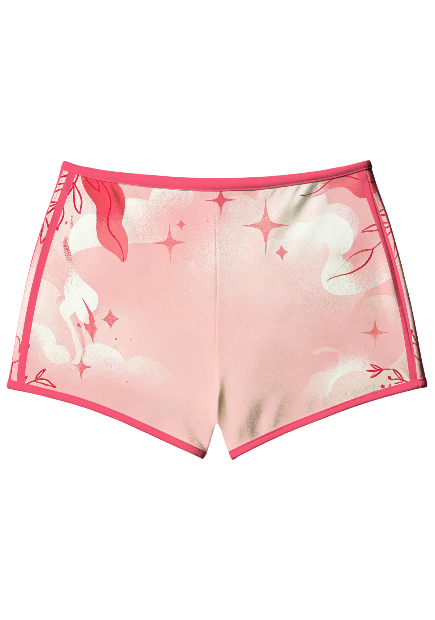 Pink Argentina Sun of May Patriotic Booty Shorts