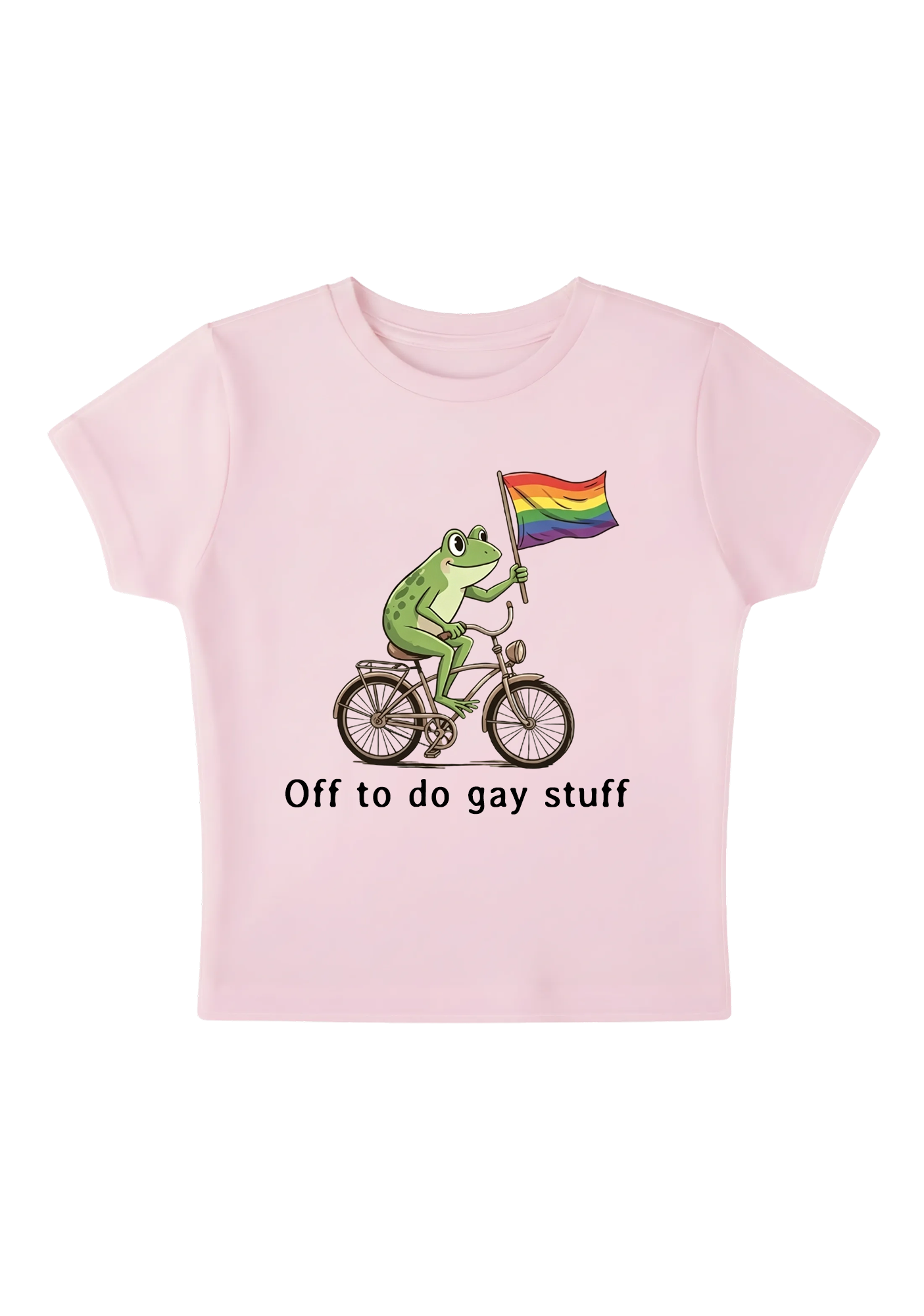 Off To Do Gay Stuff Y2K Baby Tee