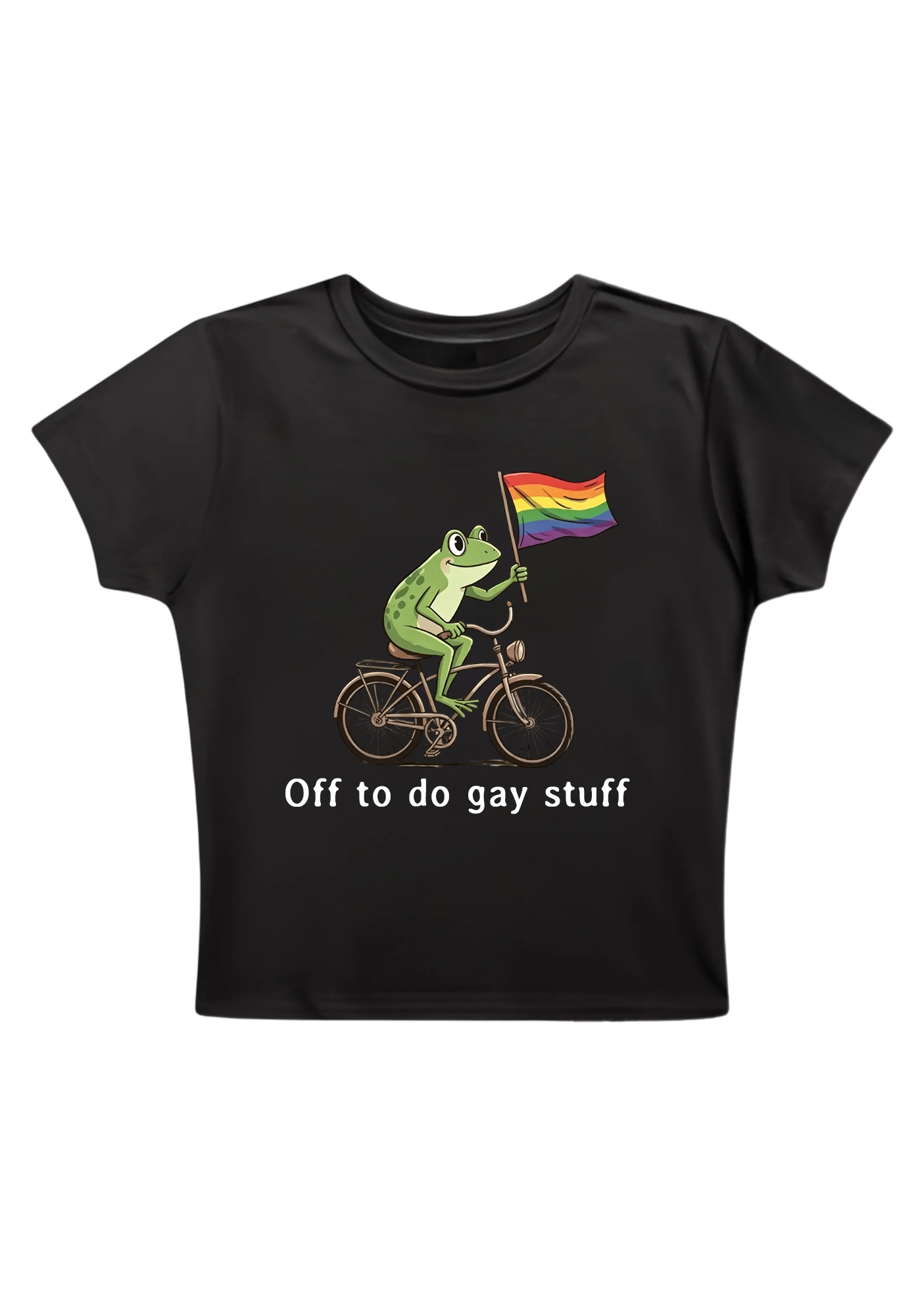 Off To Do Gay Stuff Y2K Baby Tee