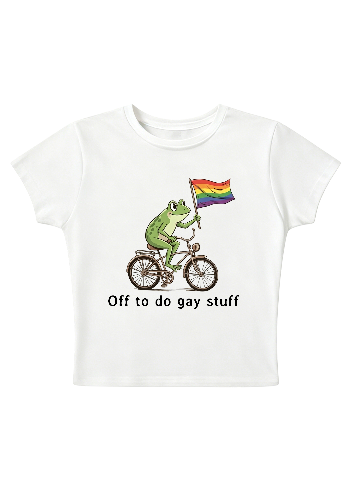 Off To Do Gay Stuff Y2K Baby Tee