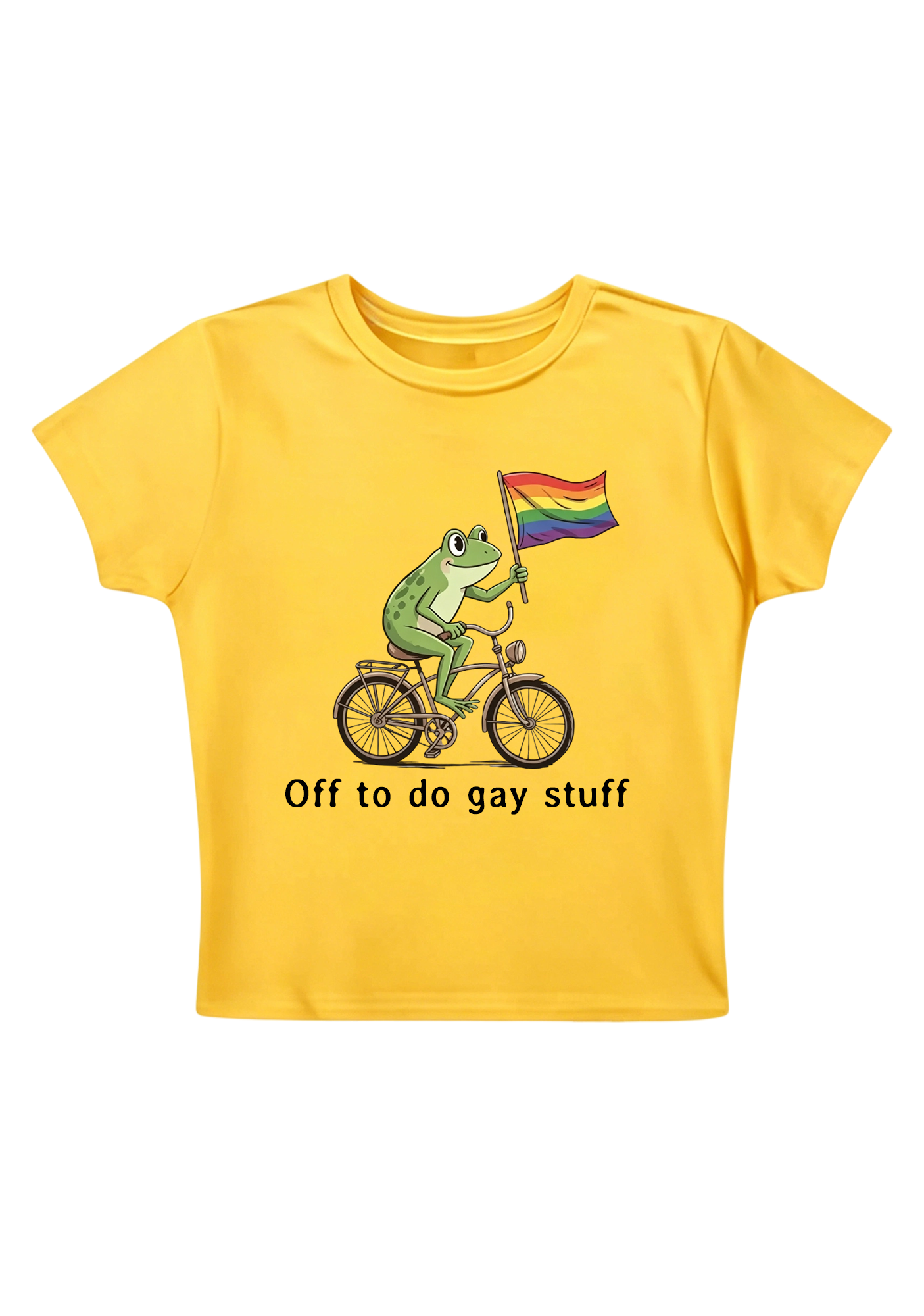 Off To Do Gay Stuff Y2K Baby Tee