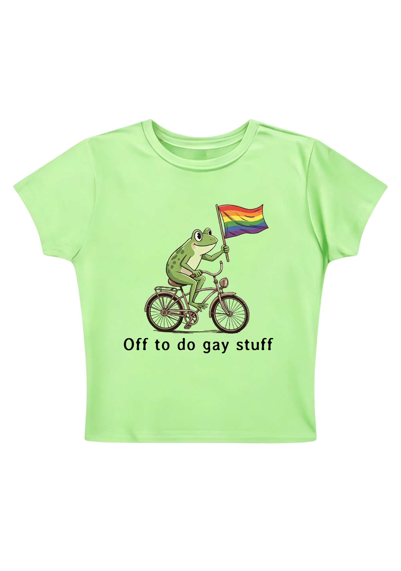 Off To Do Gay Stuff Y2K Baby Tee