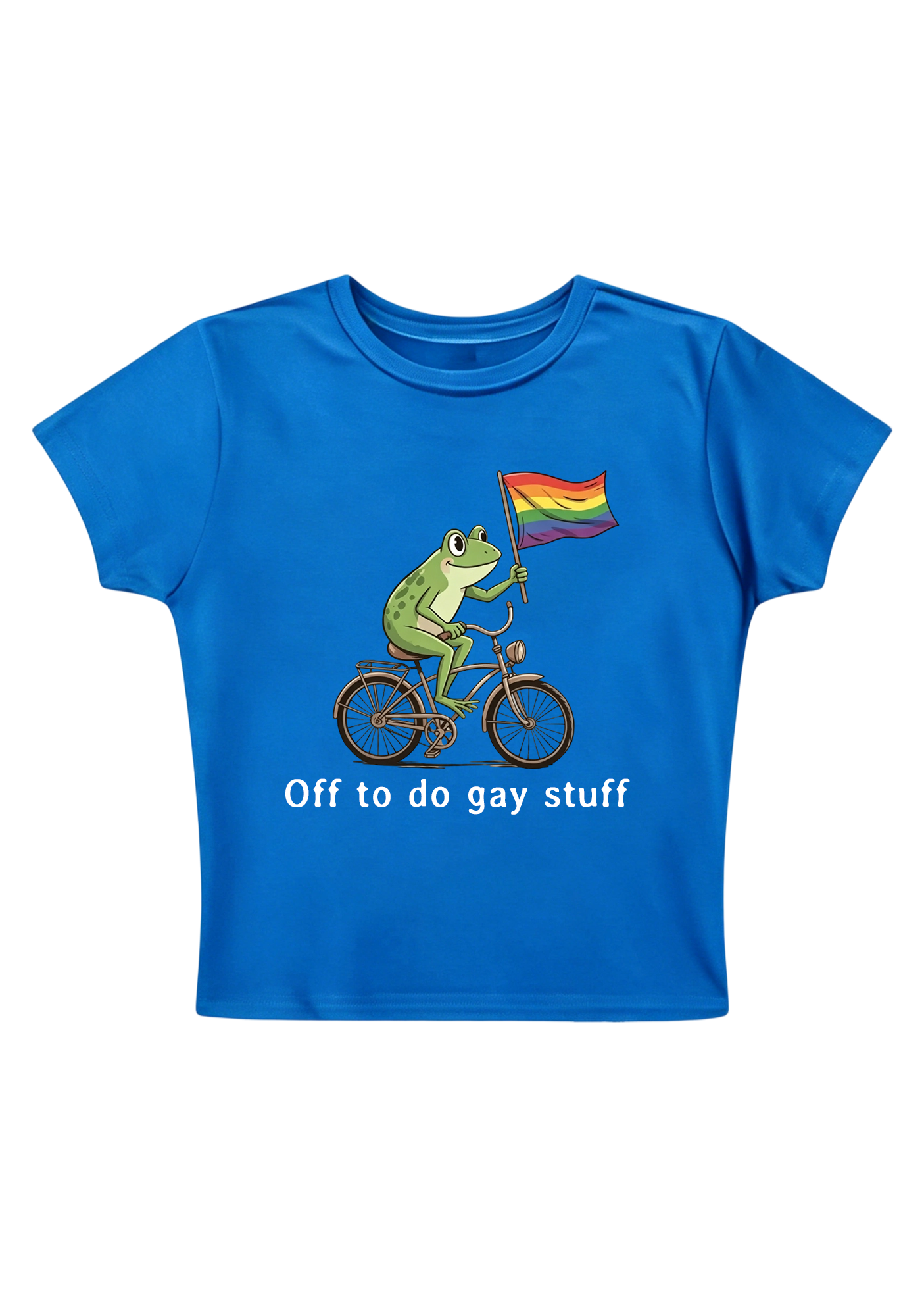 Off To Do Gay Stuff Y2K Baby Tee