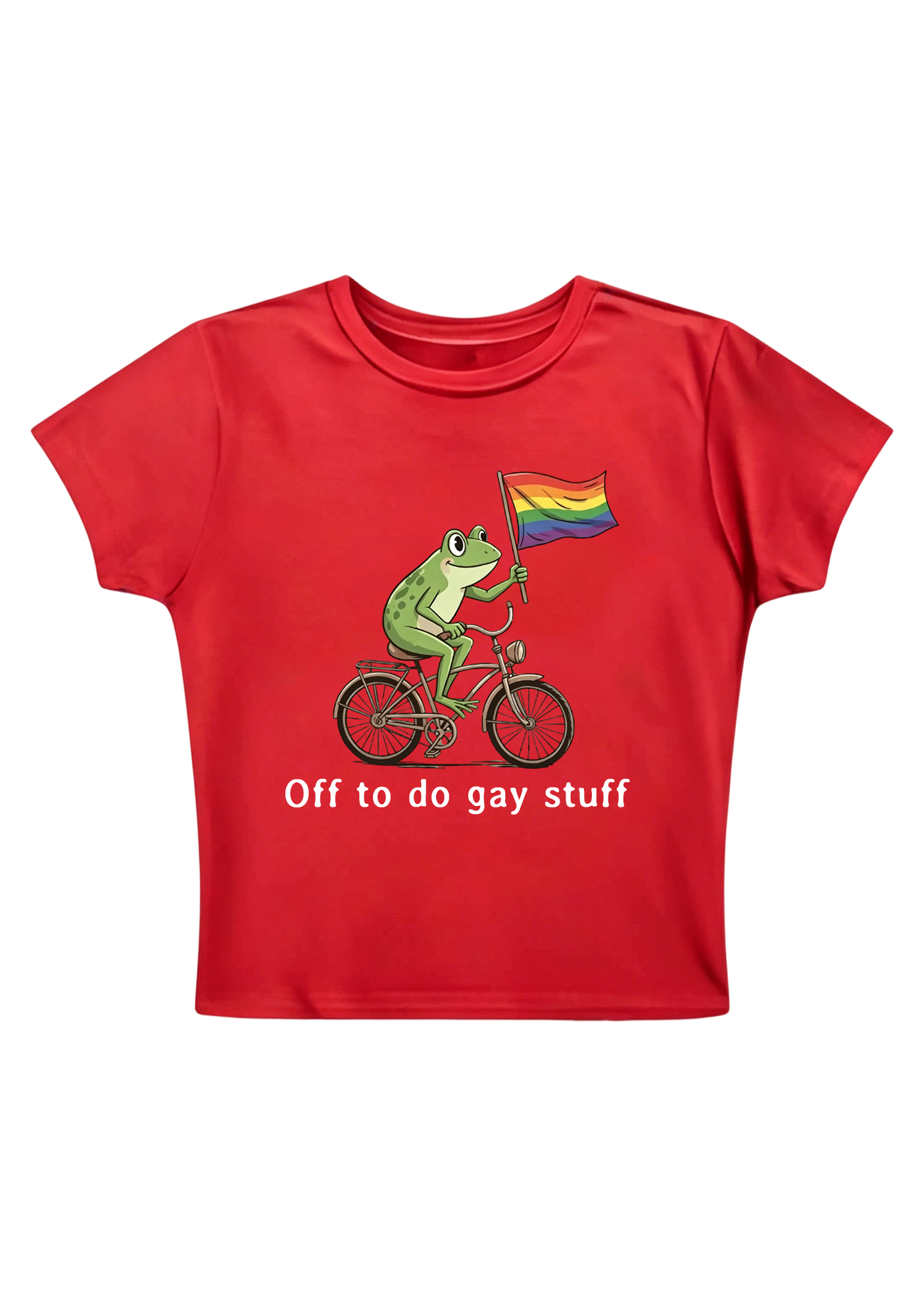 Off To Do Gay Stuff Y2K Baby Tee