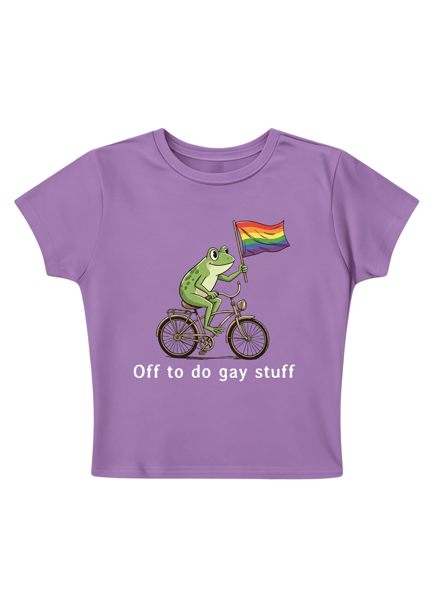 Off To Do Gay Stuff Y2K Baby Tee