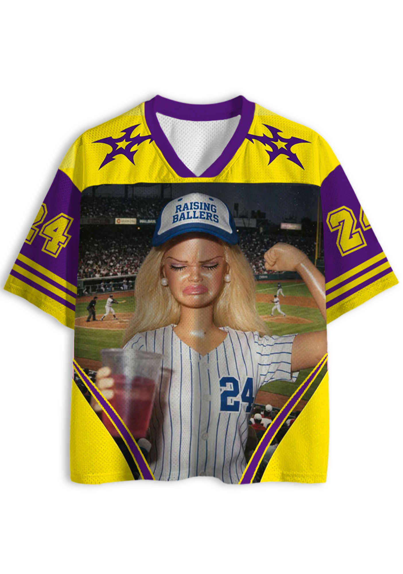 Y2K Sporty Barbie 24 Y2K Jersey Shirts